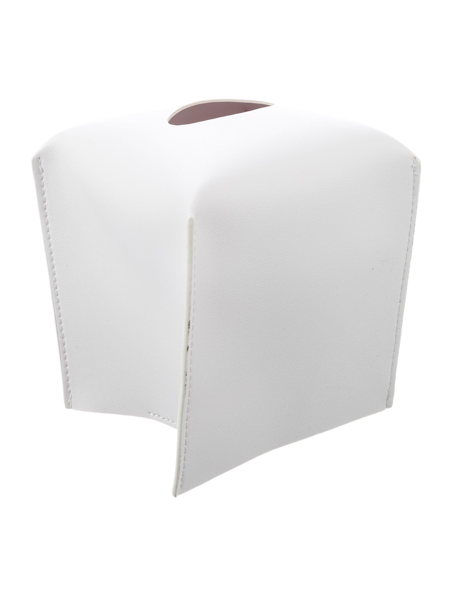 Nicole Sassaman Faux Leather Tissue Box