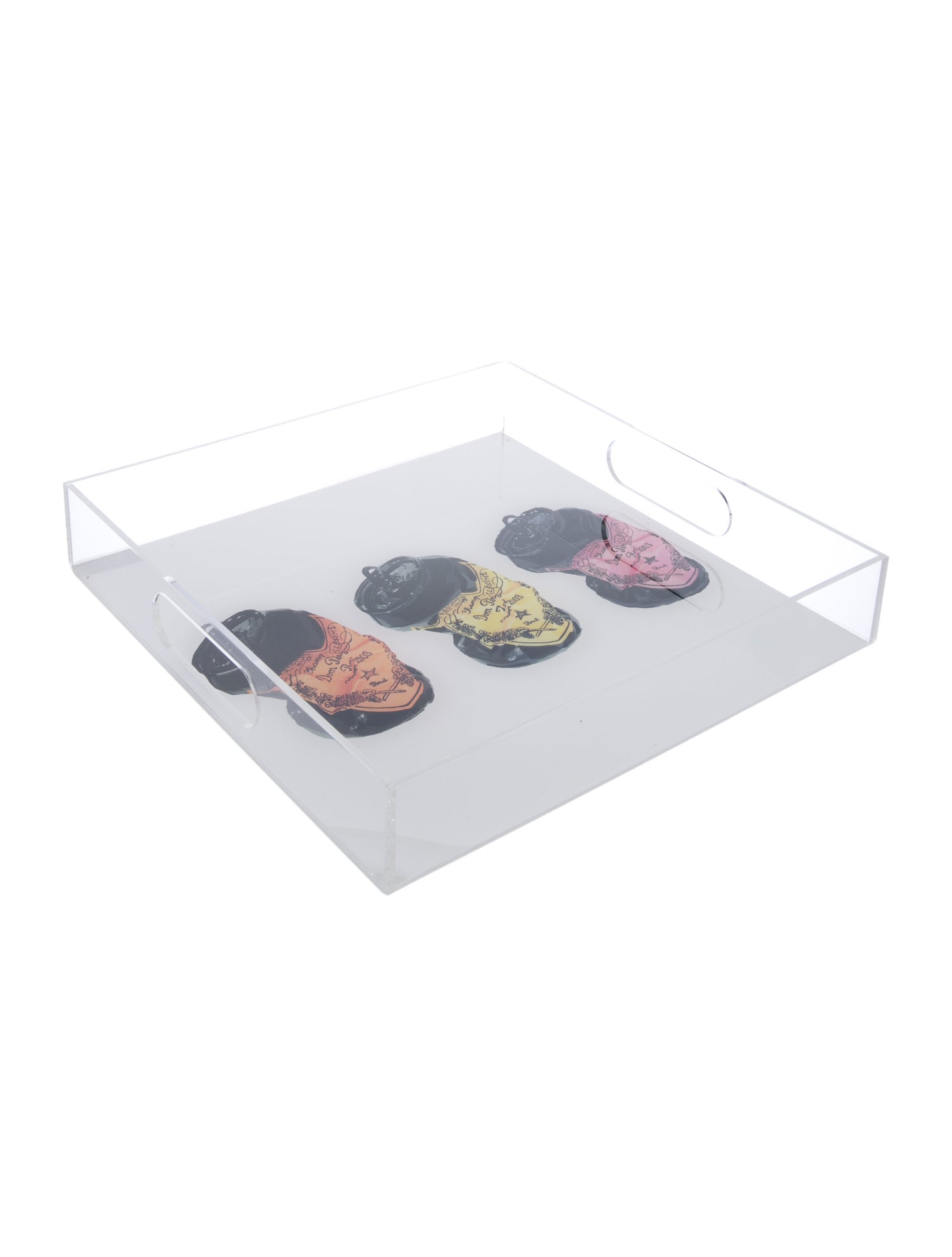 Nicole Sassaman Champagne Cans Square Tray