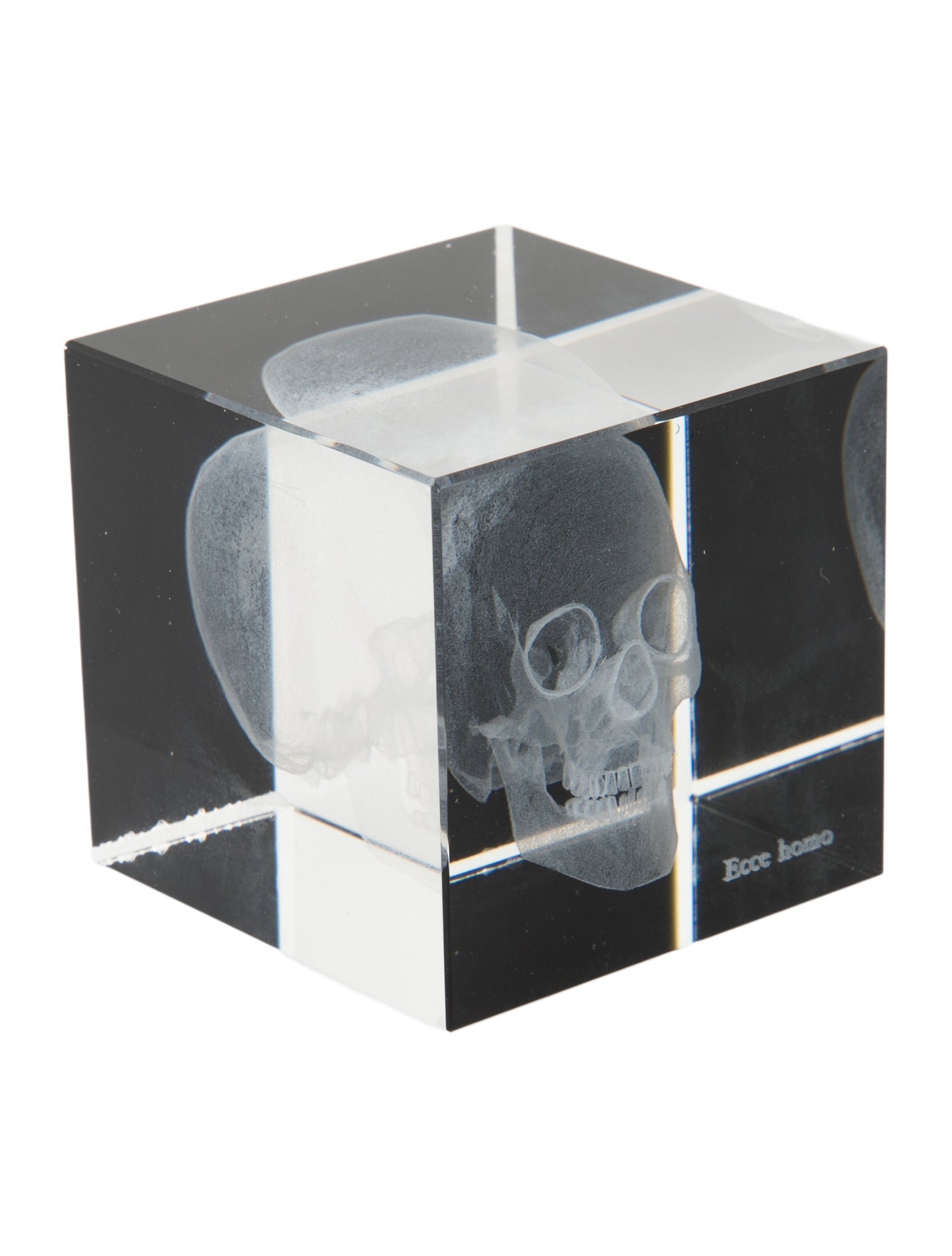 Nicole Sassaman Glass Patterned Paperweight