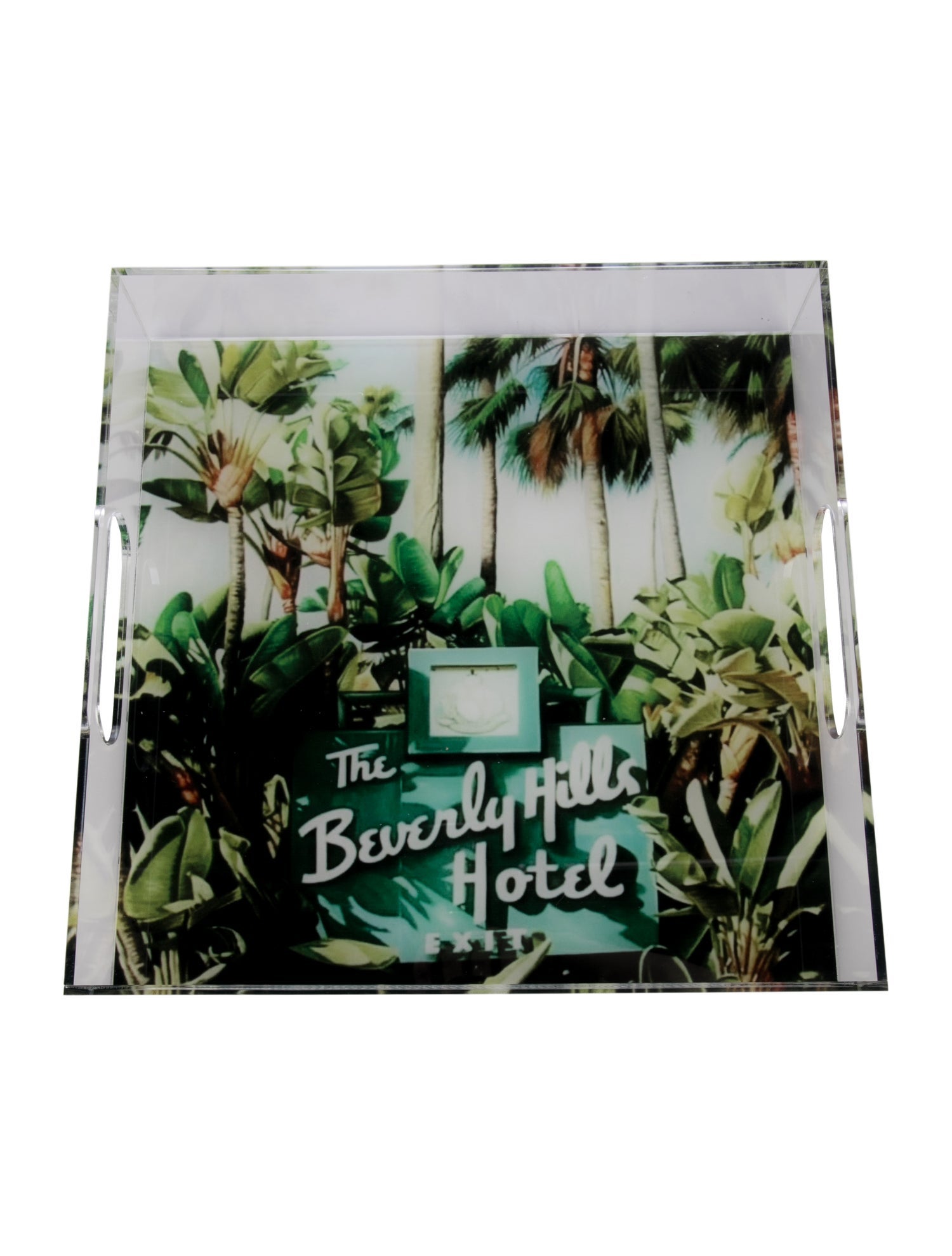 Nicole Sassaman Acrylic Beverly Hills Hotel Tray