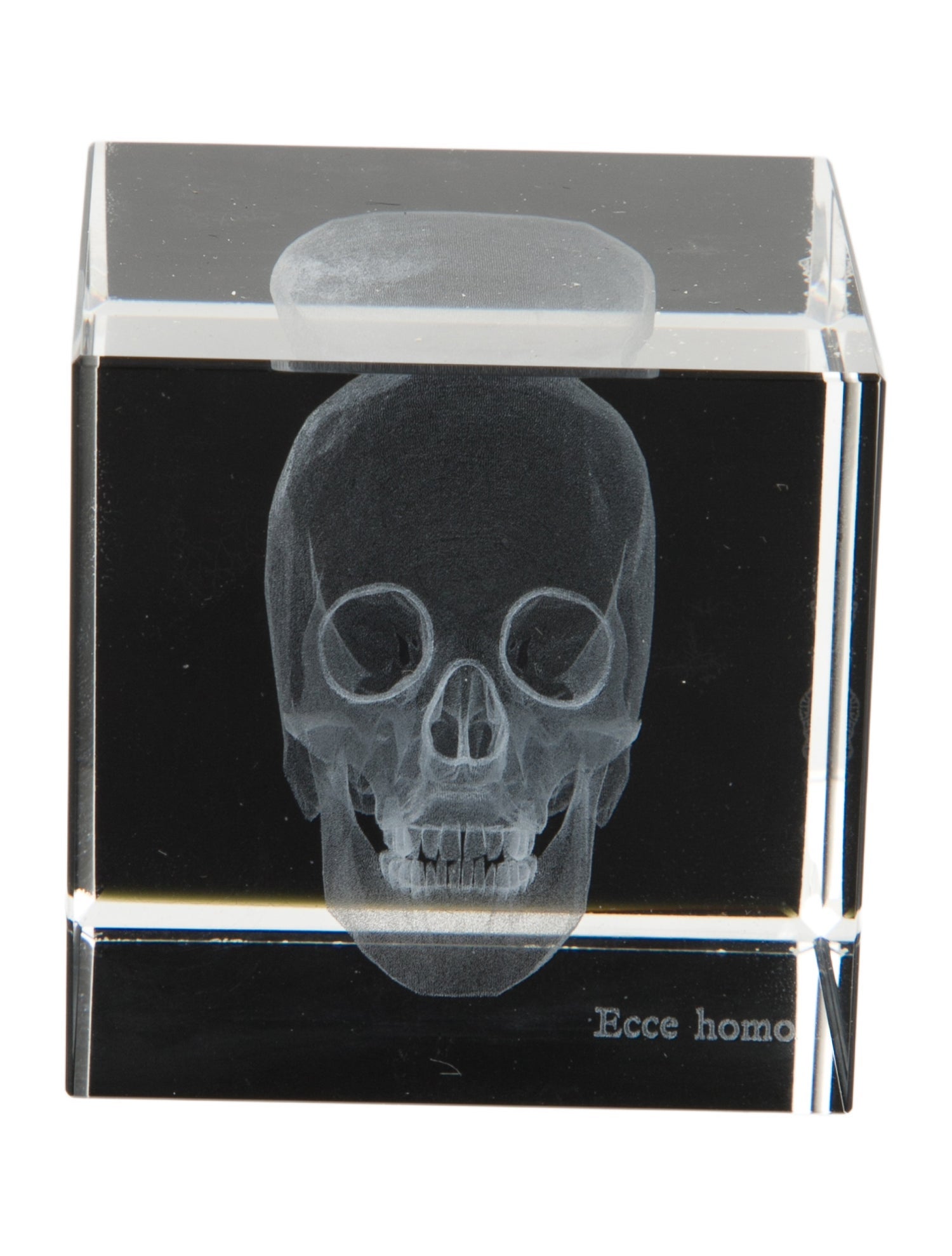 Nicole Sassaman Glass Patterned Paperweight