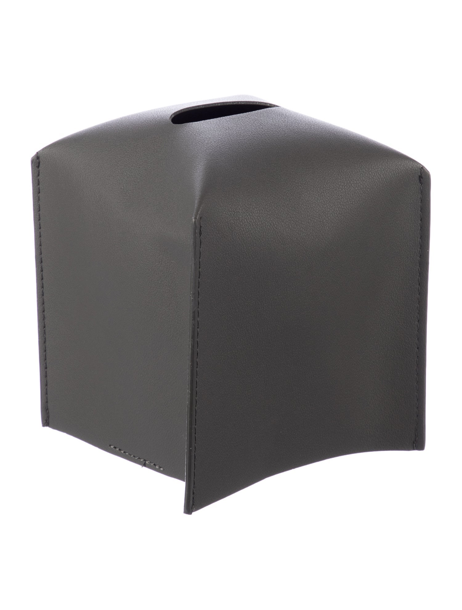 Nicole Sassaman Leather Tissue Box Cover