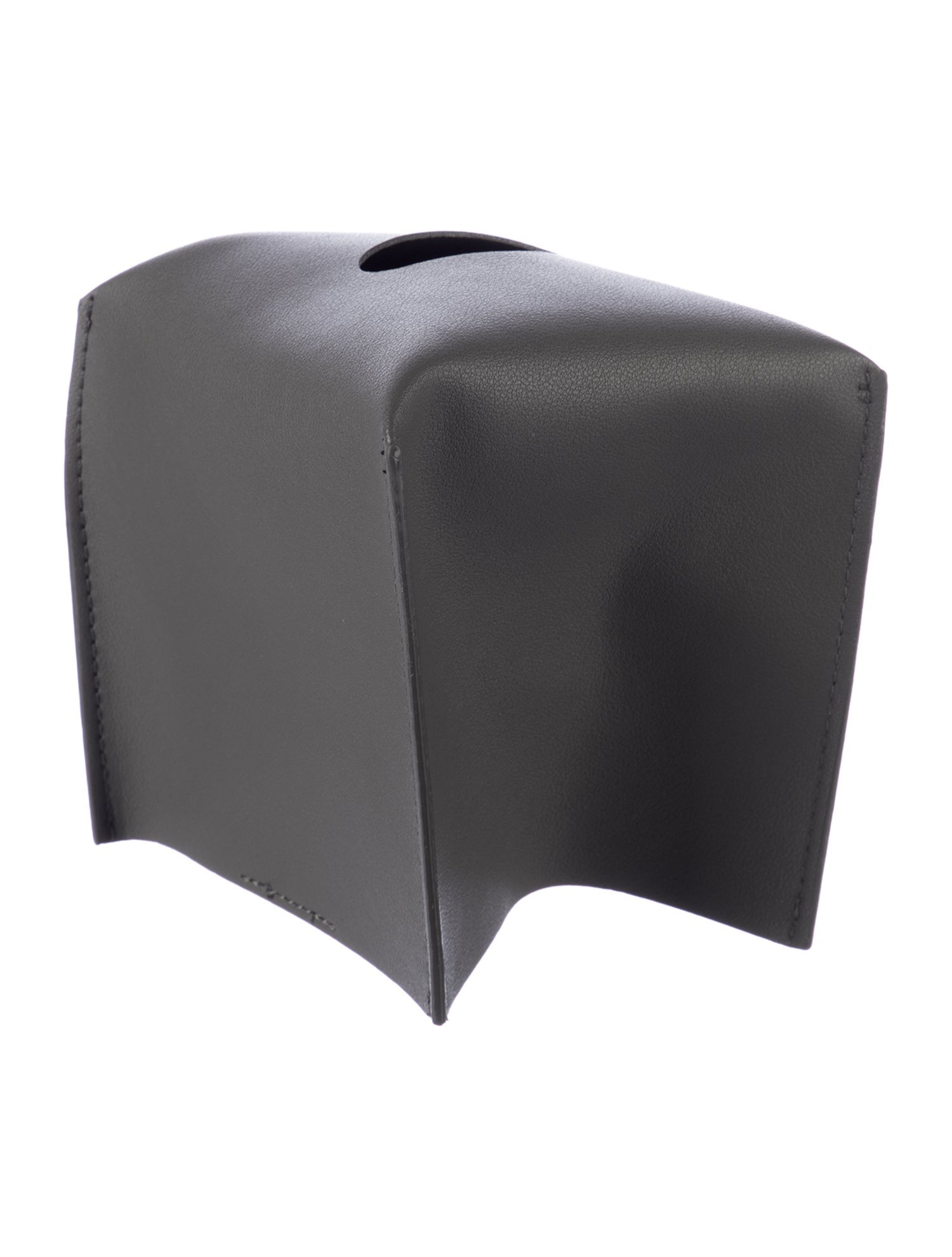 Nicole Sassaman Leather Tissue Box Cover