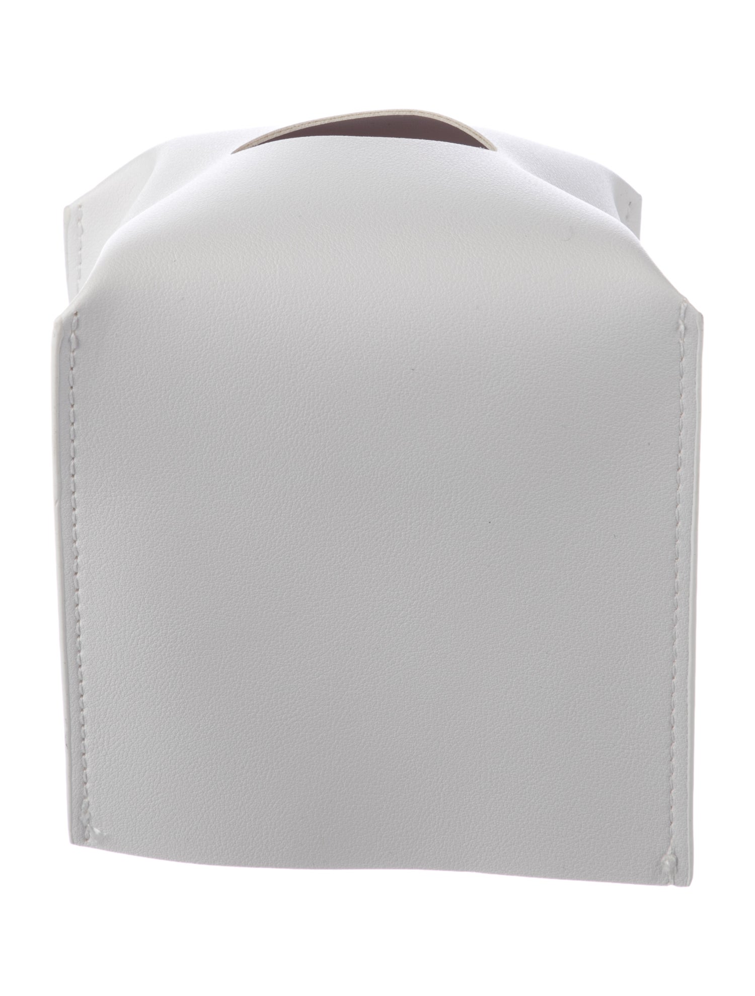 Nicole Sassaman Leather Tissue Box Cover