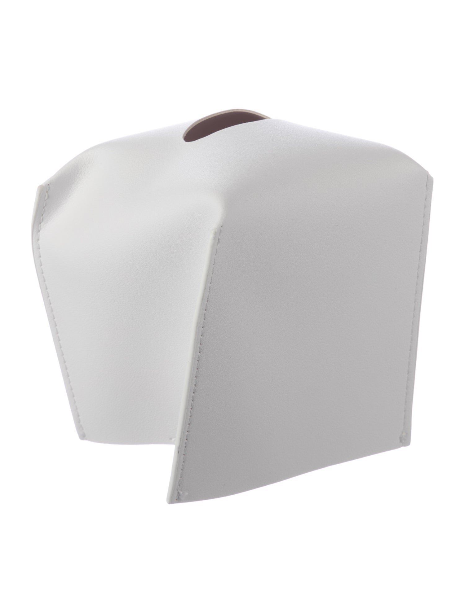 Nicole Sassaman Leather Tissue Box Cover