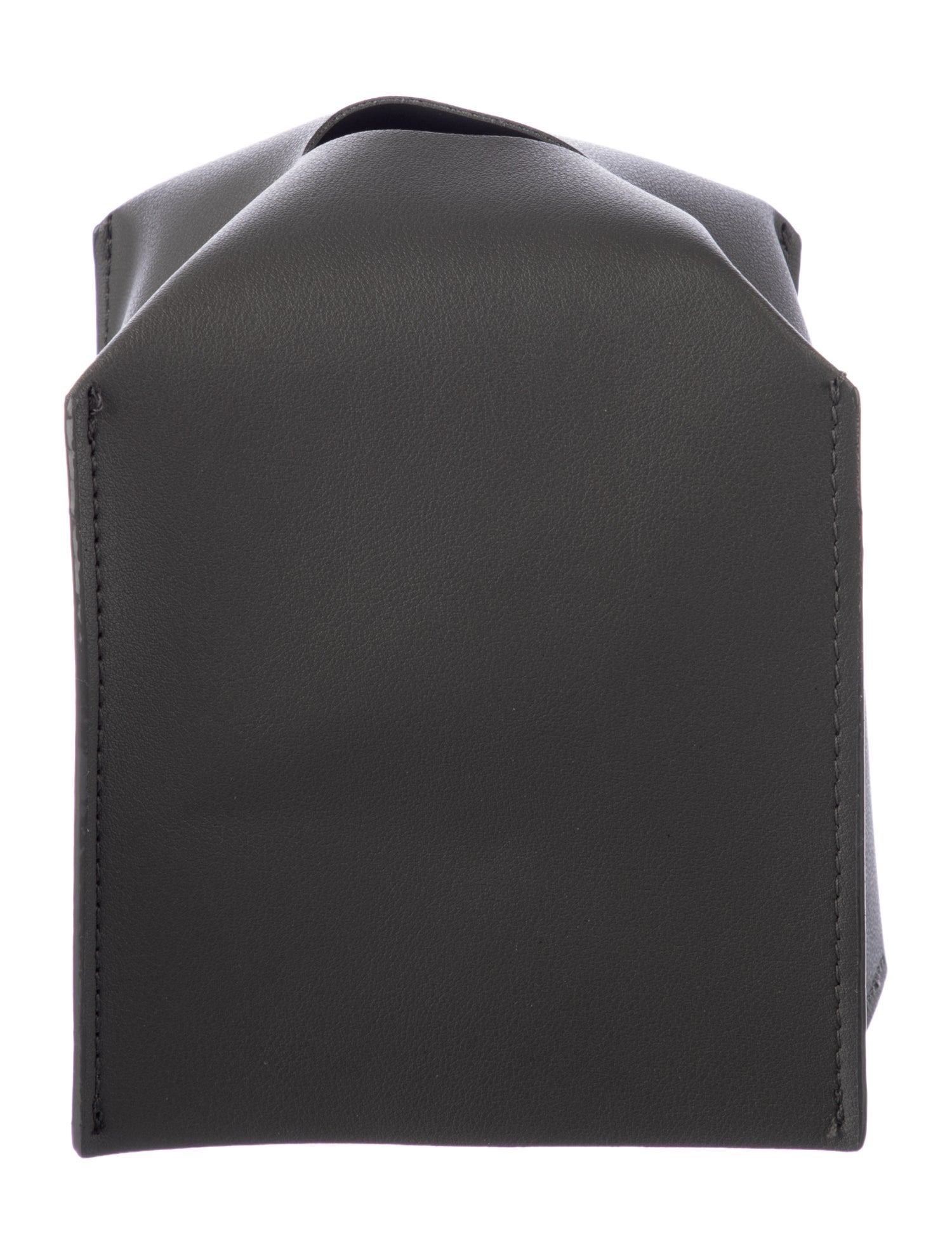 Nicole Sassaman Leather Tissue Box Cover