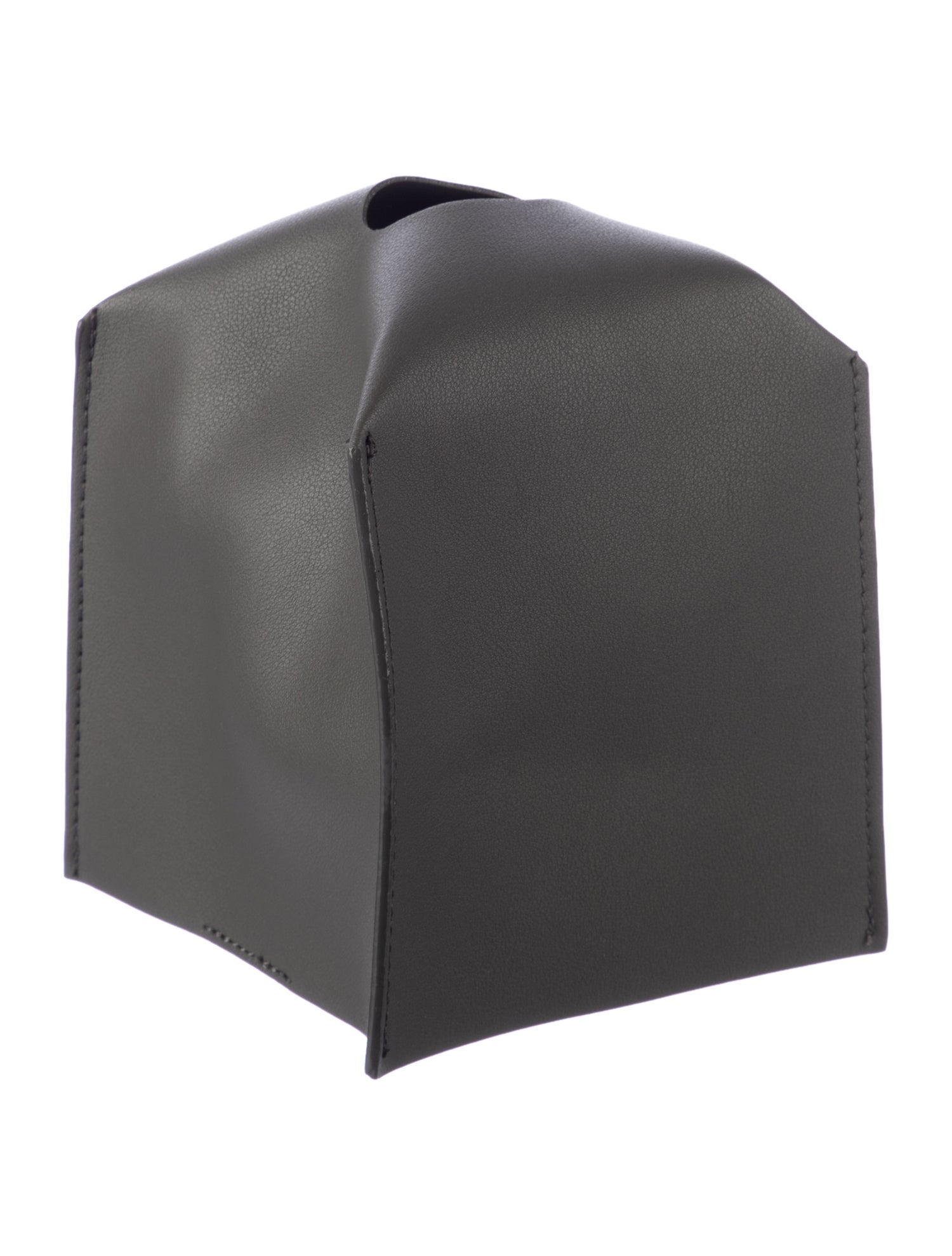 Nicole Sassaman Leather Tissue Box Cover