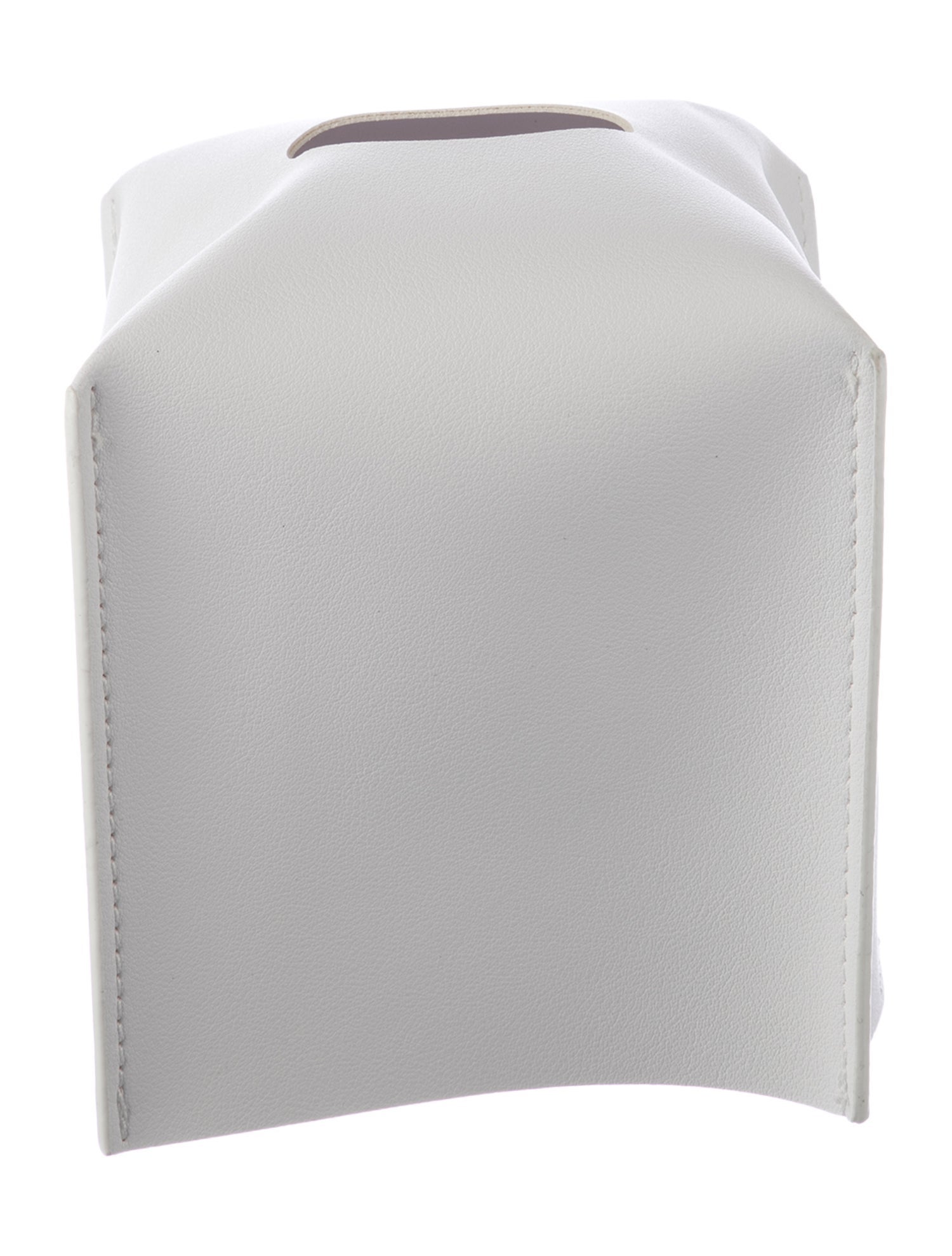 Nicole Sassaman Leather Tissue Box Cover