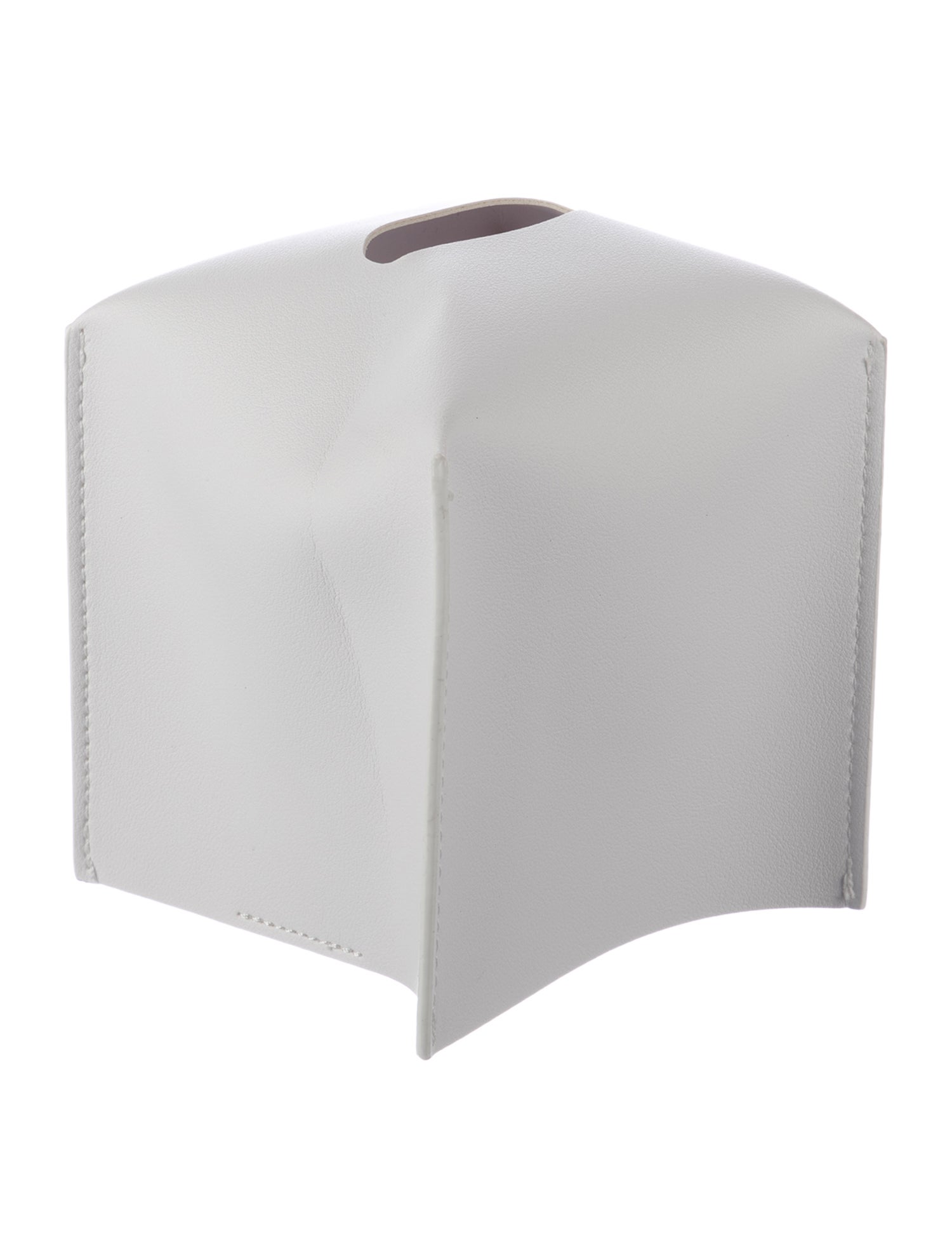 Nicole Sassaman Leather Tissue Box Cover