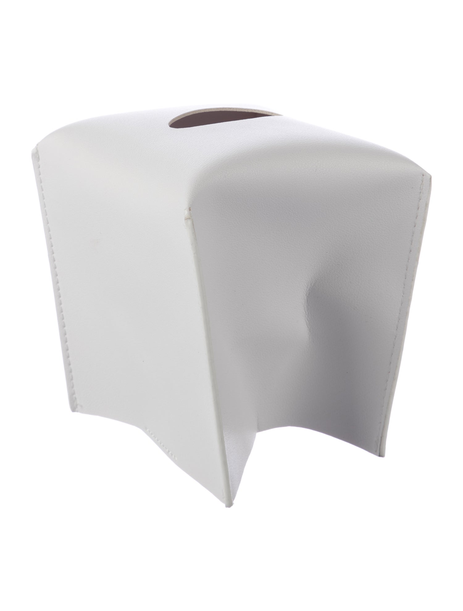 Nicole Sassaman Leather Tissue Box Cover