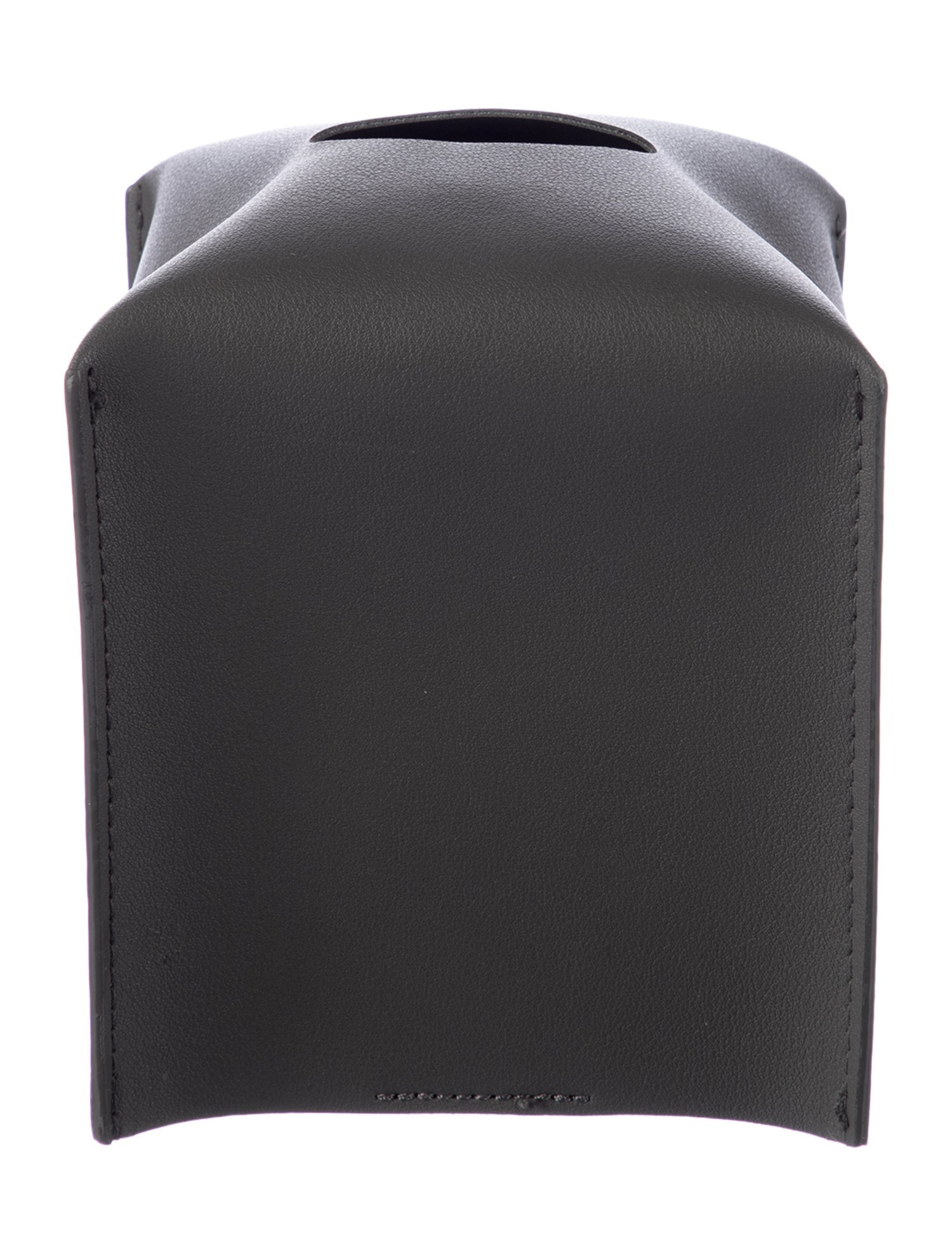 Nicole Sassaman Leather Tissue Box Cover