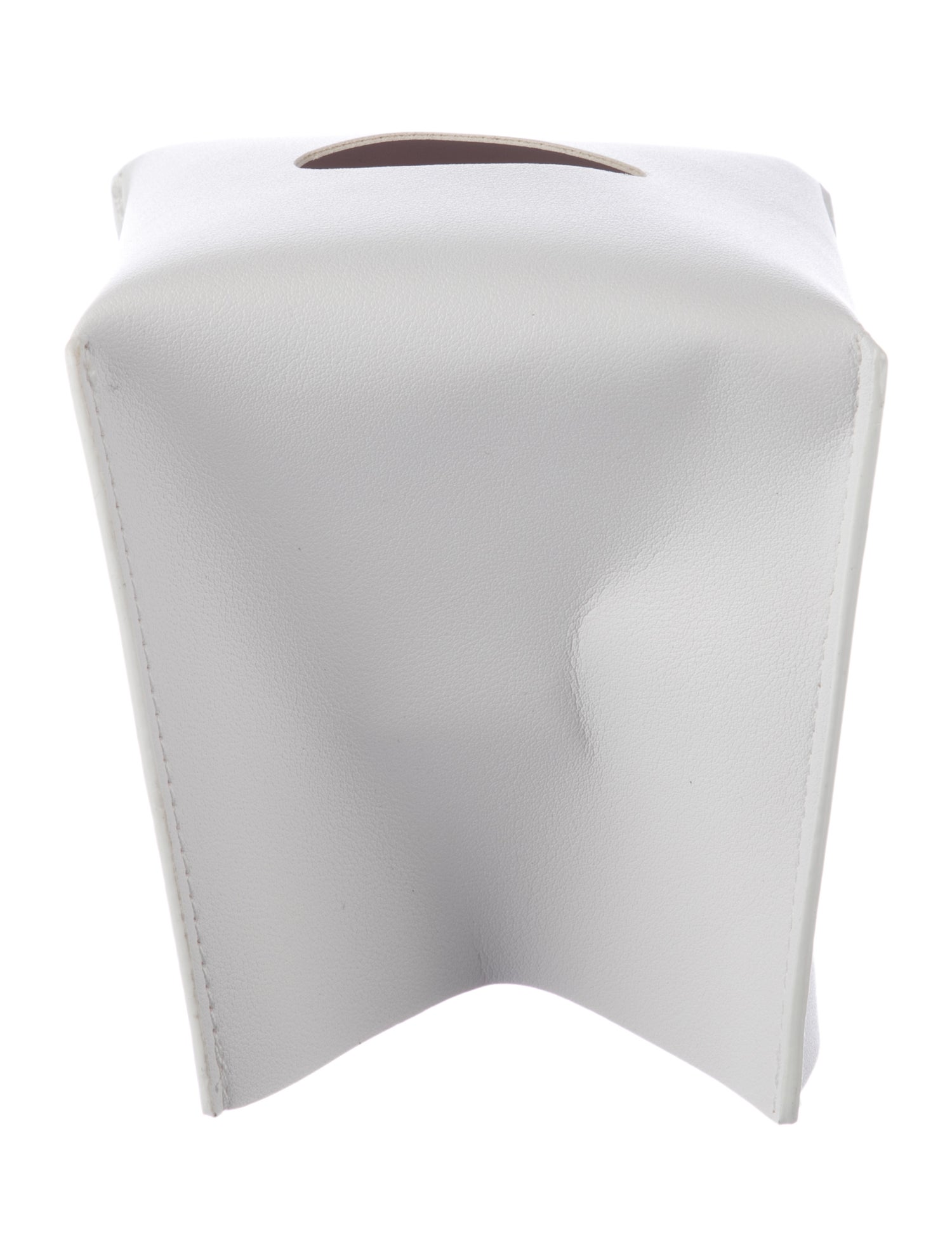 Nicole Sassaman Leather Tissue Box Cover