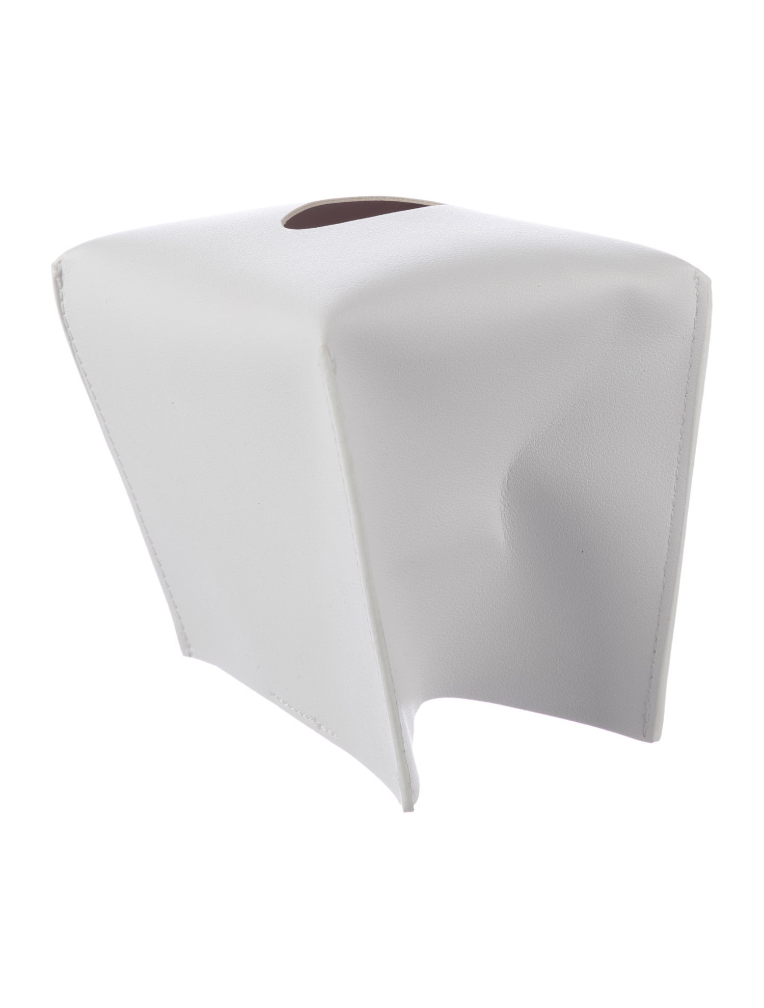 Nicole Sassaman Leather Tissue Box Cover