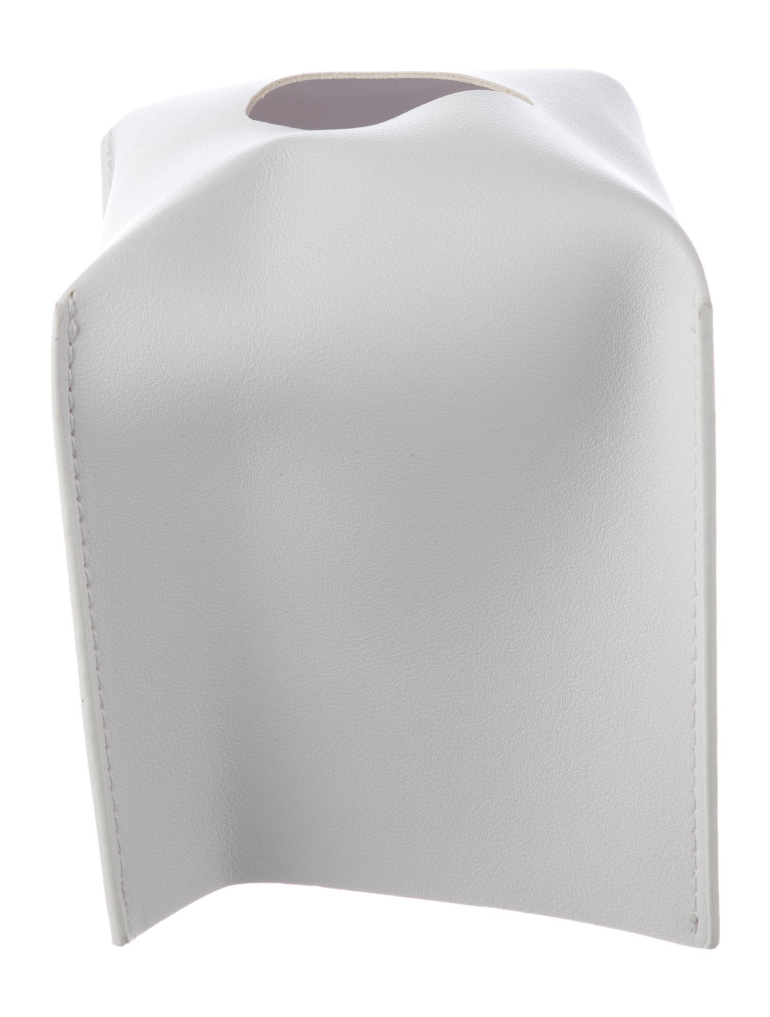 Nicole Sassaman Leather Tissue Box Cover