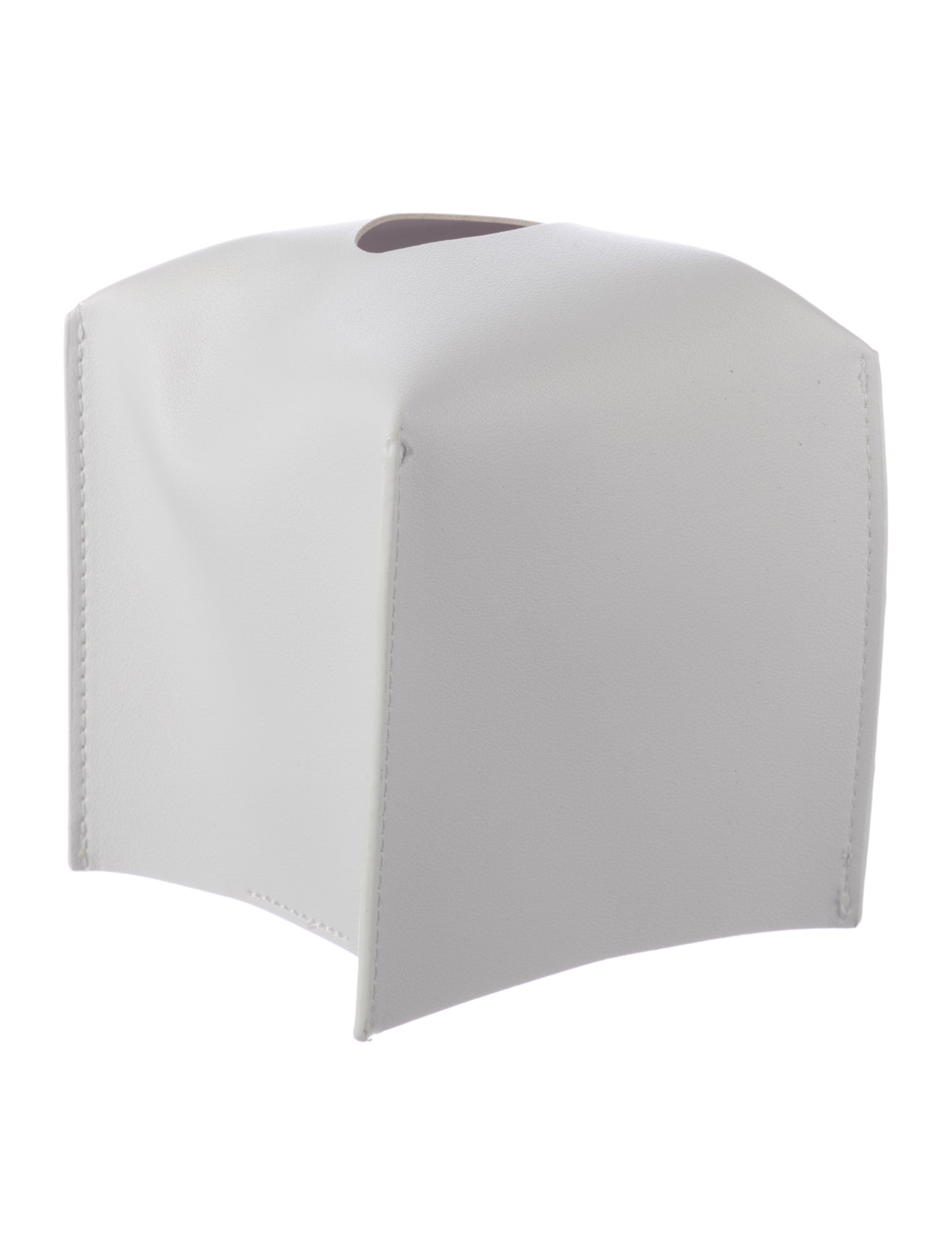 Nicole Sassaman Leather Tissue Box Cover