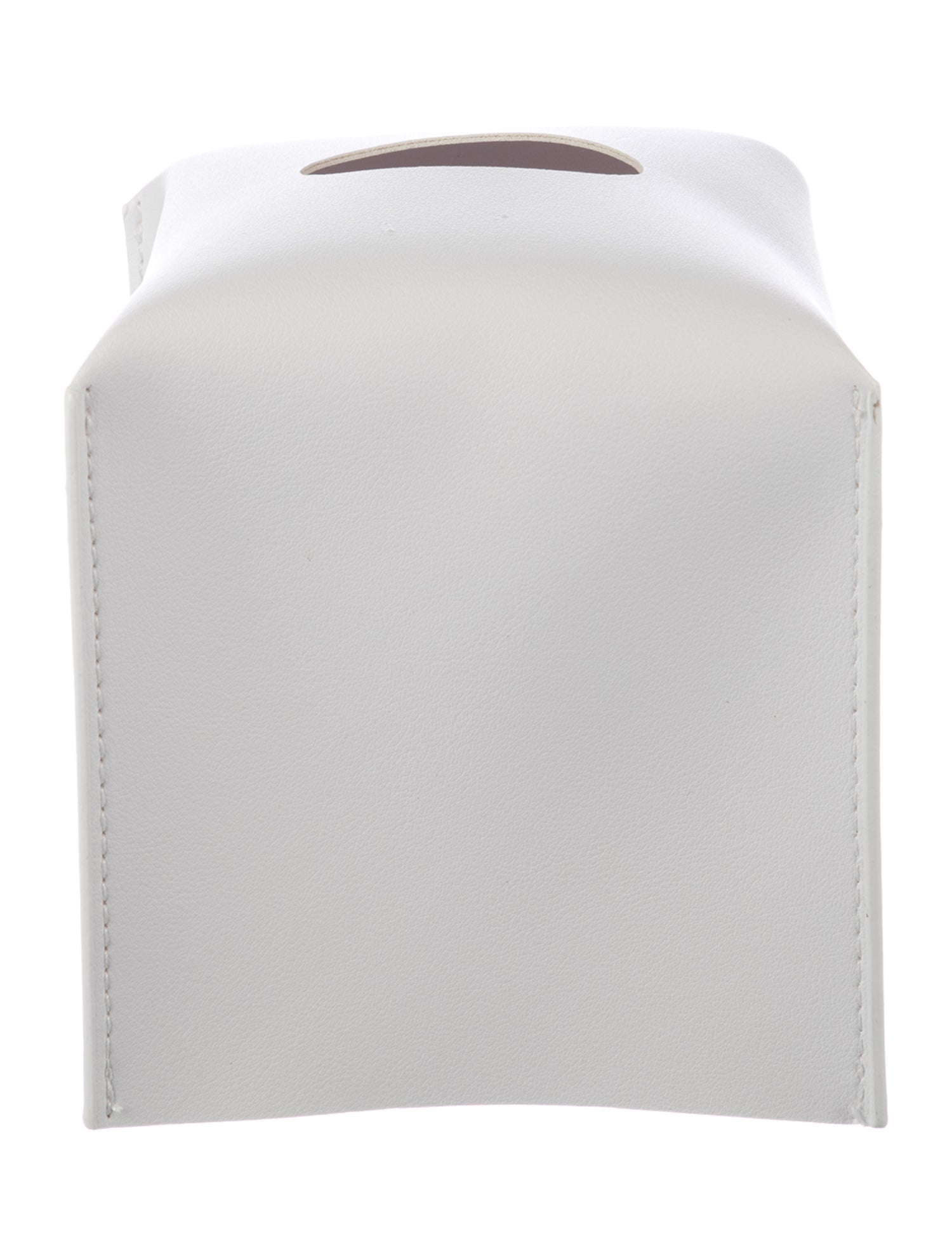 Nicole Sassaman Leather Tissue Box Cover