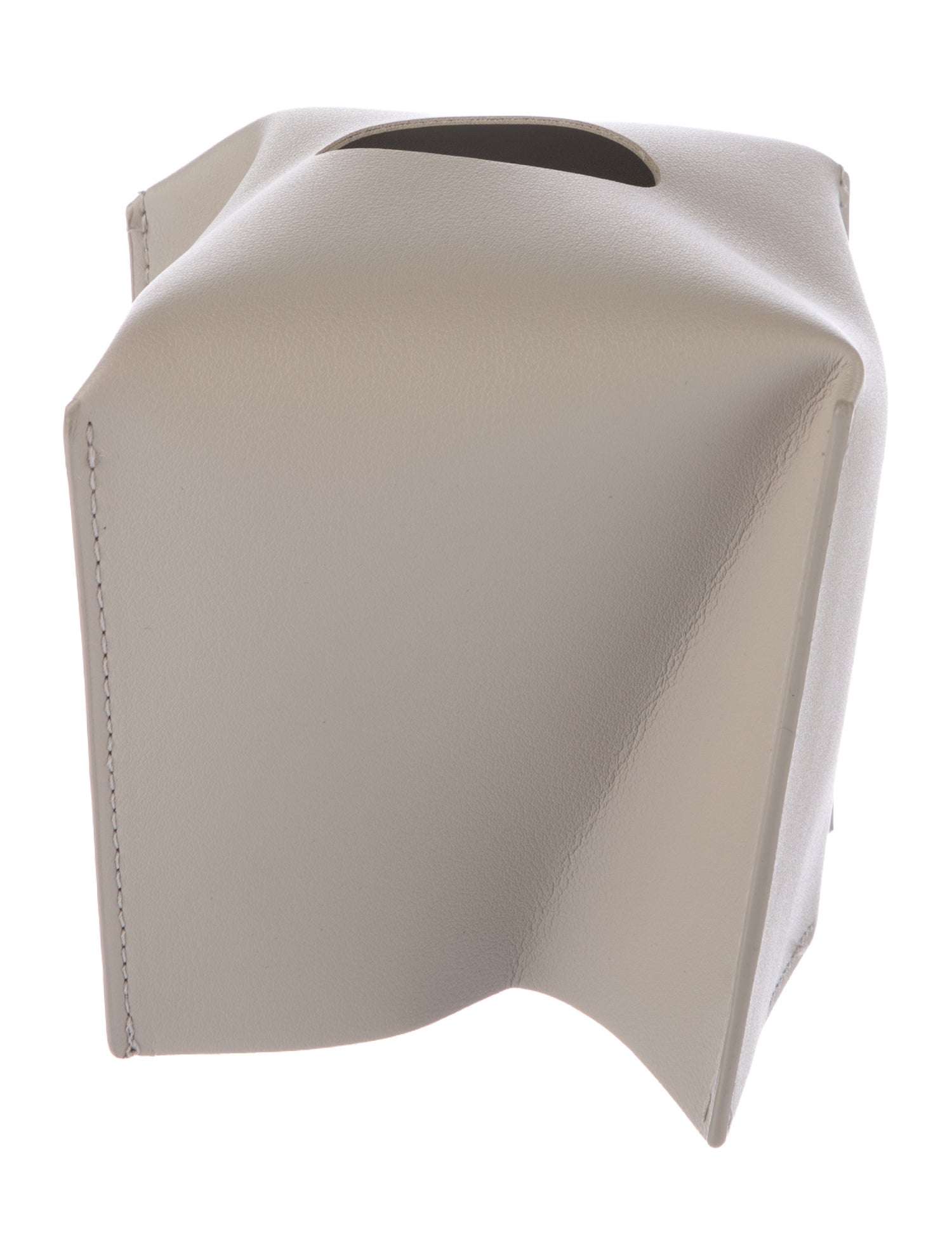 Nicole Sassaman Leather Tissue Box Cover