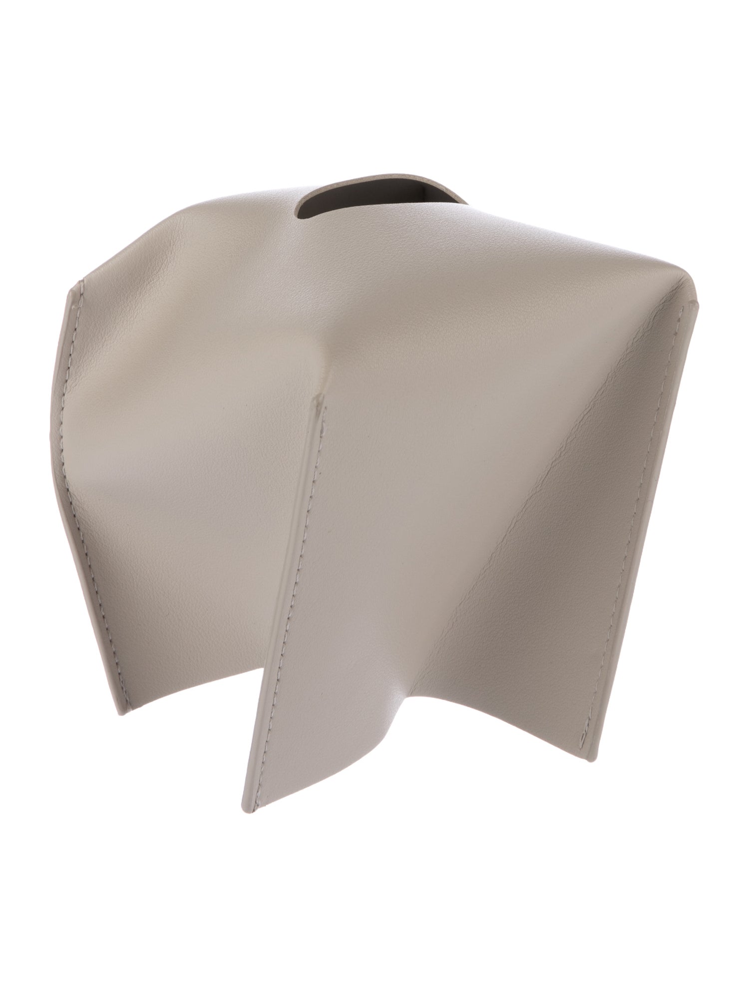 Nicole Sassaman Leather Tissue Box Cover