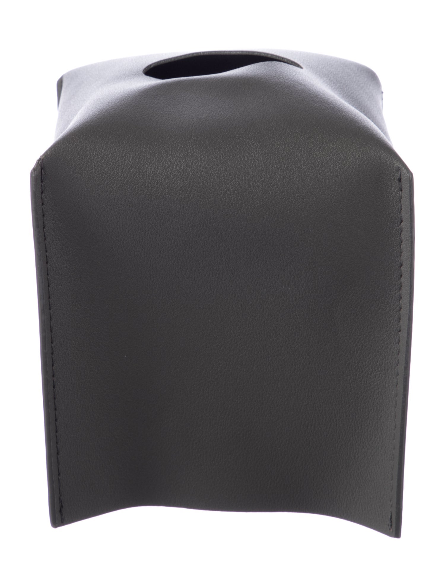 Nicole Sassaman Leather Tissue Box Cover