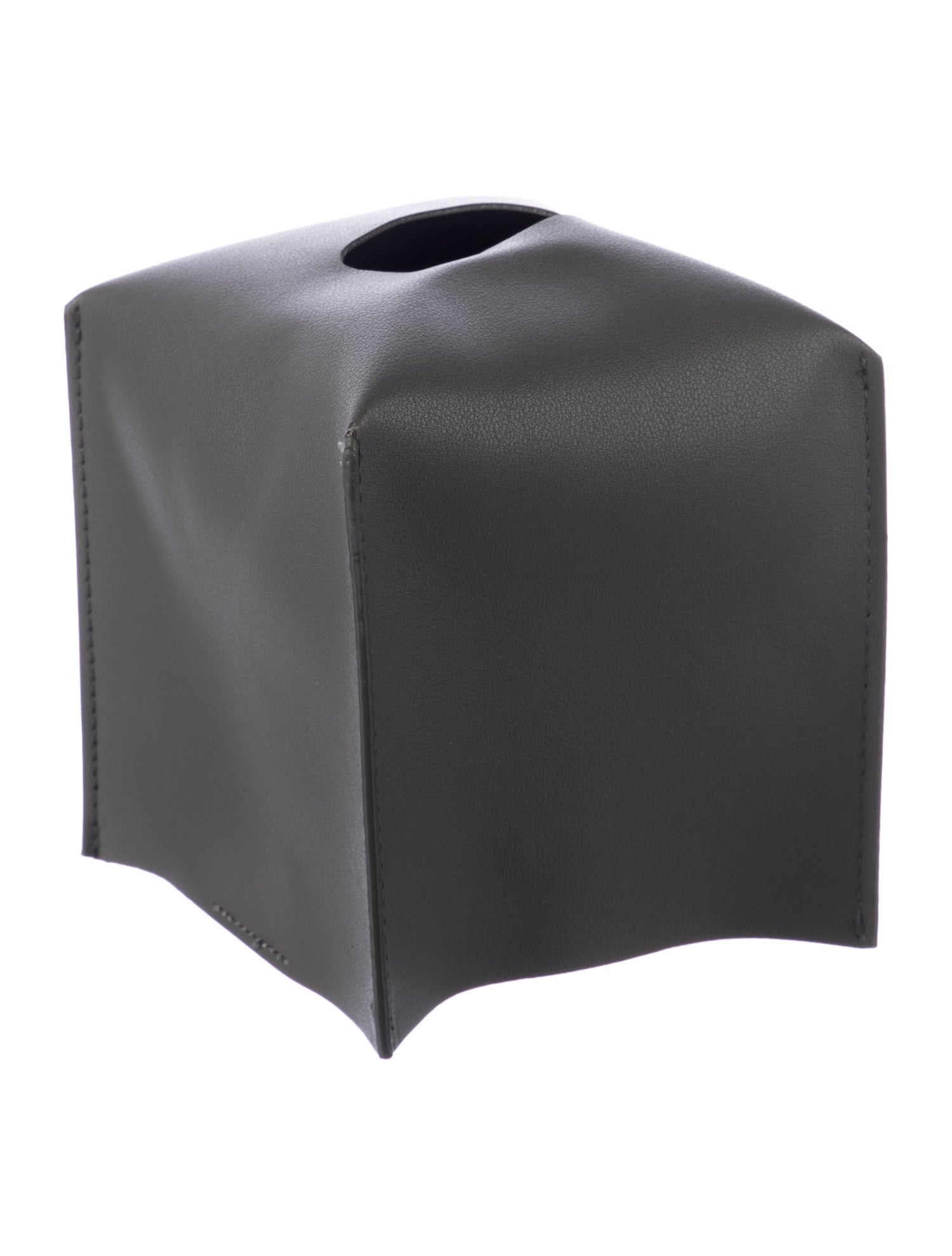 Nicole Sassaman Leather Tissue Box Cover