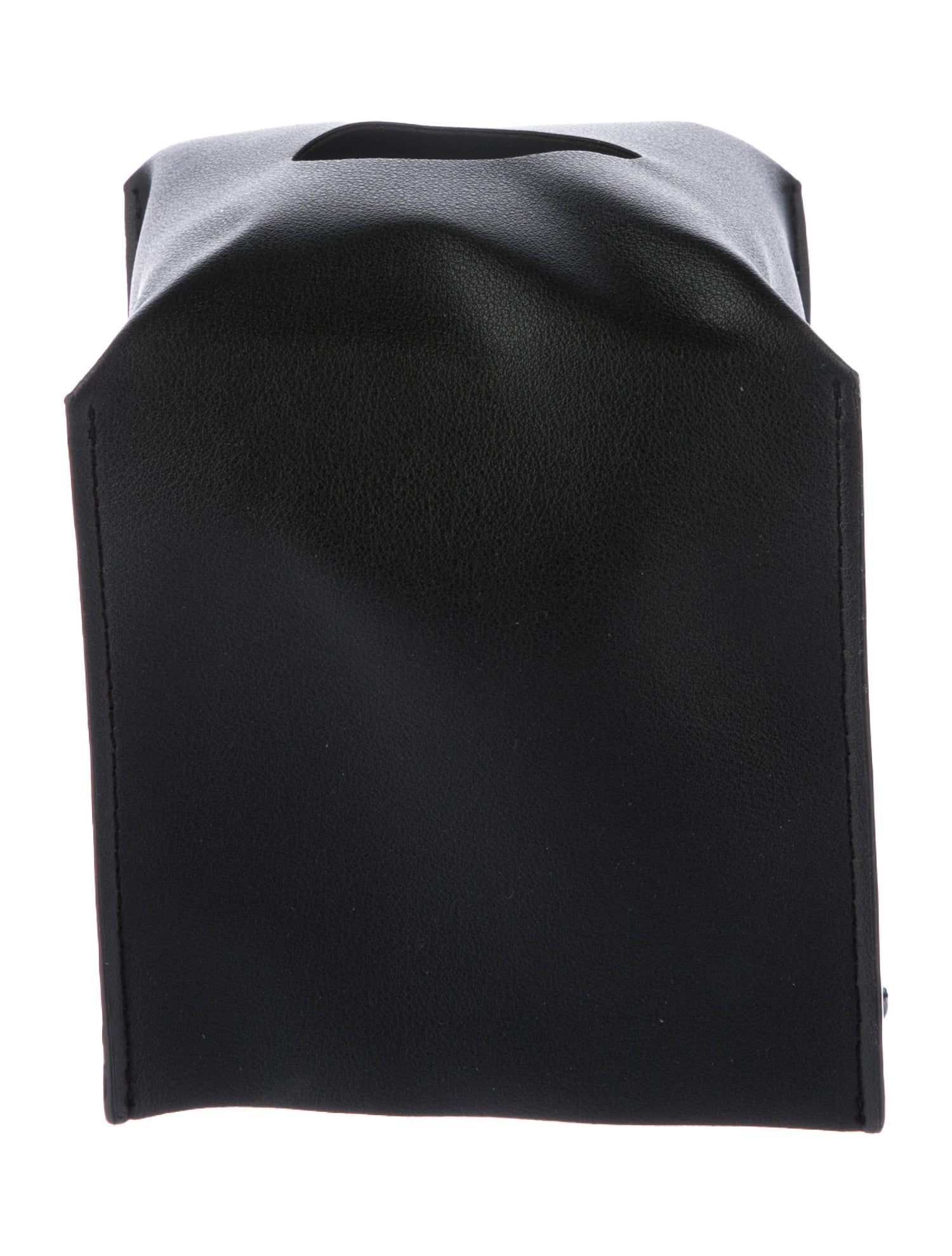 Nicole Sassaman Leather Tissue Box Cover