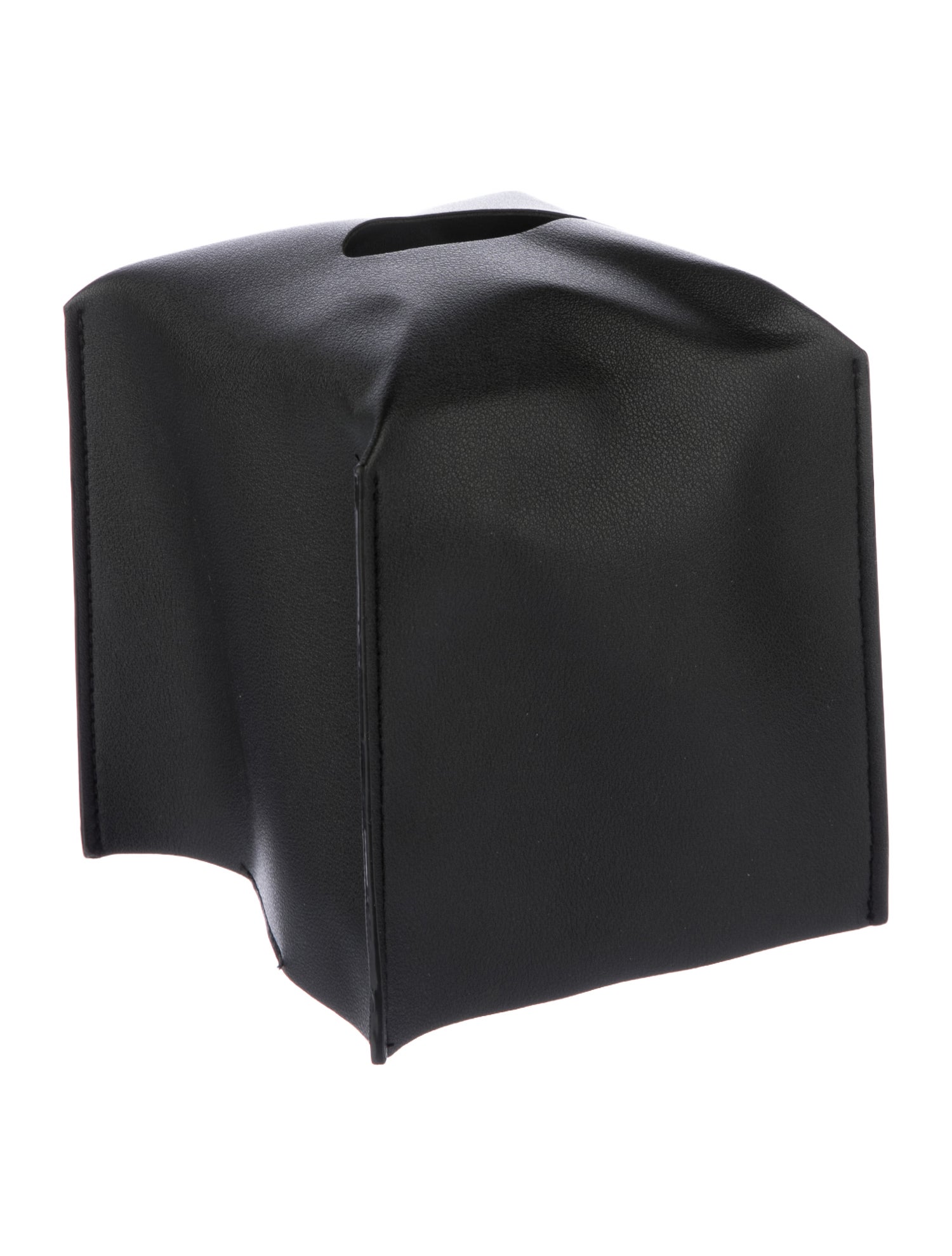 Nicole Sassaman Leather Tissue Box Cover