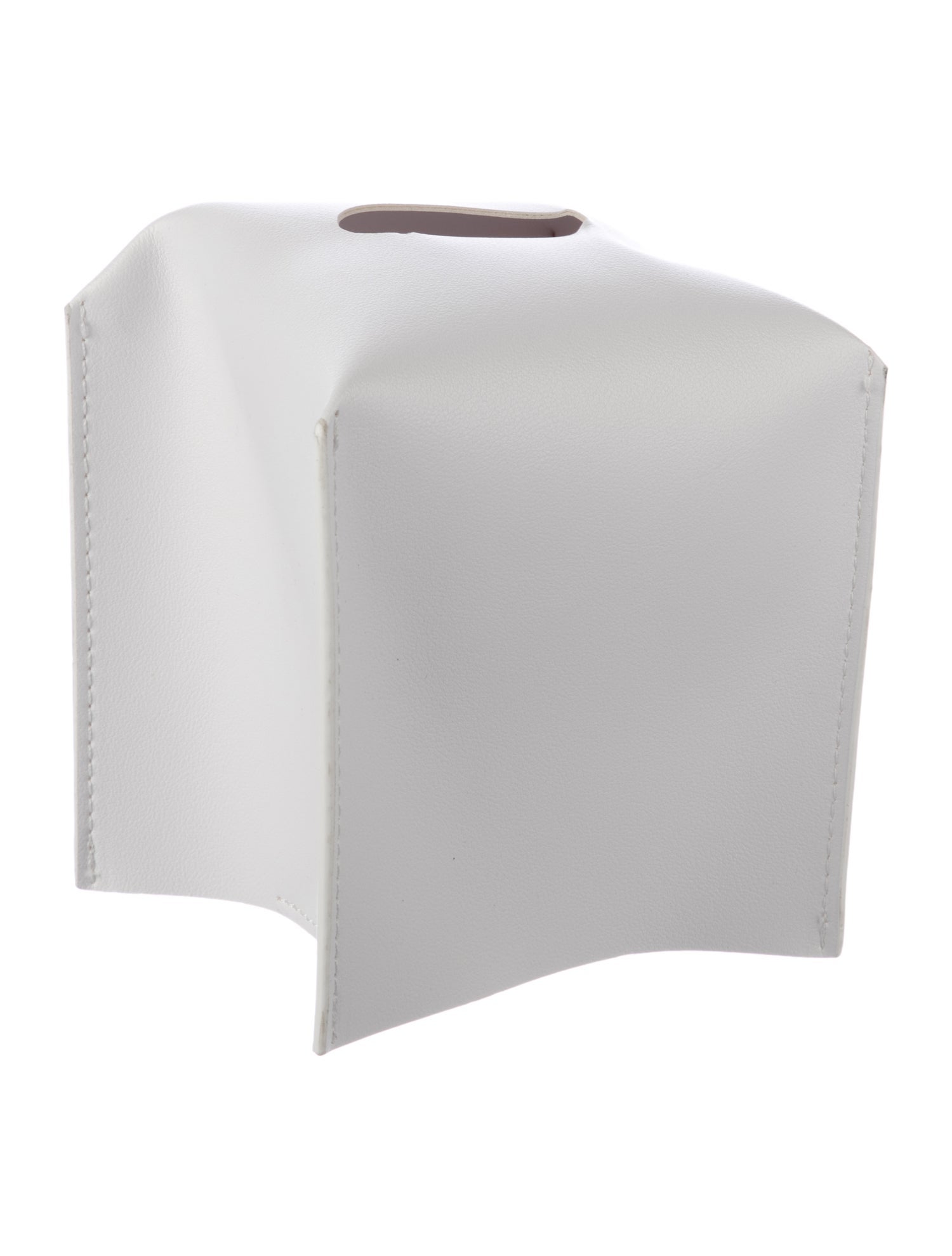 Nicole Sassaman Leather Tissue Box Cover