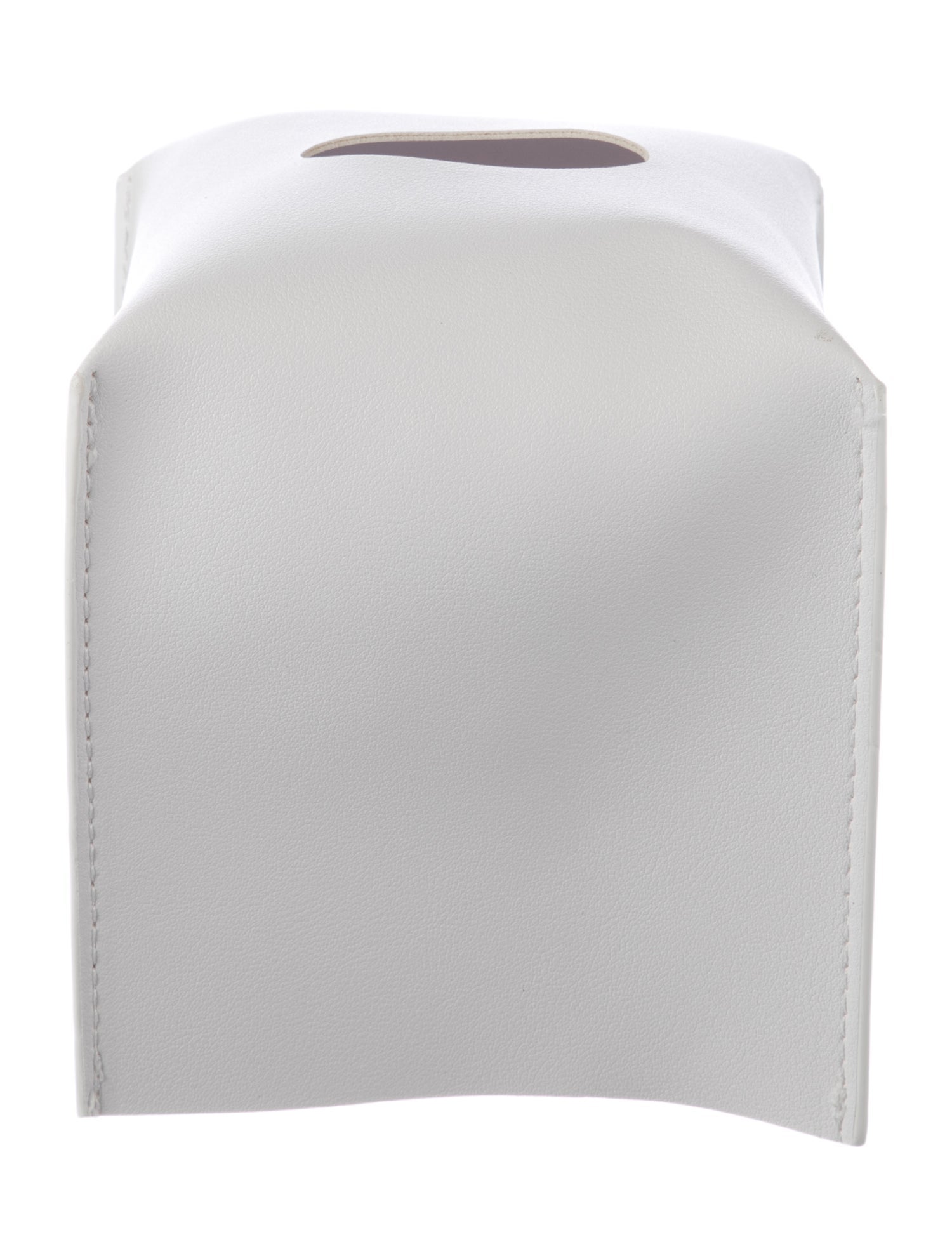 Nicole Sassaman Leather Tissue Box Cover