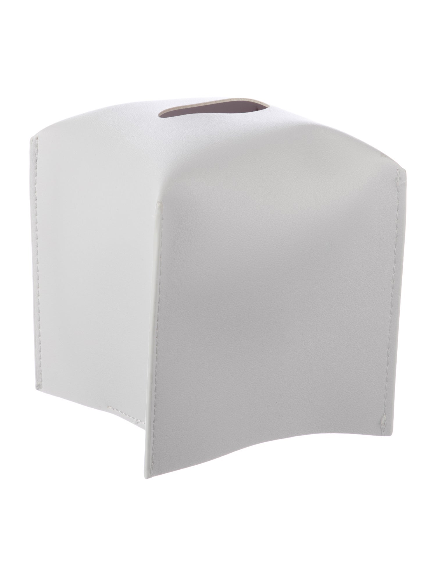 Nicole Sassaman Leather Tissue Box Cover