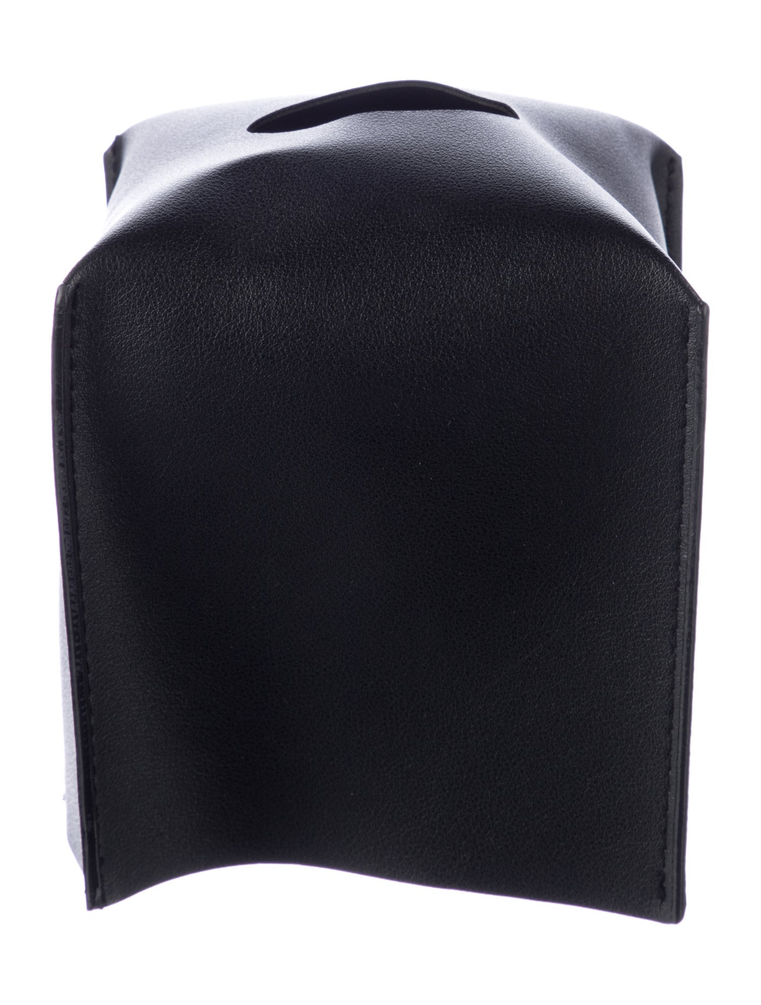 Nicole Sassaman Leather Tissue Box Cover