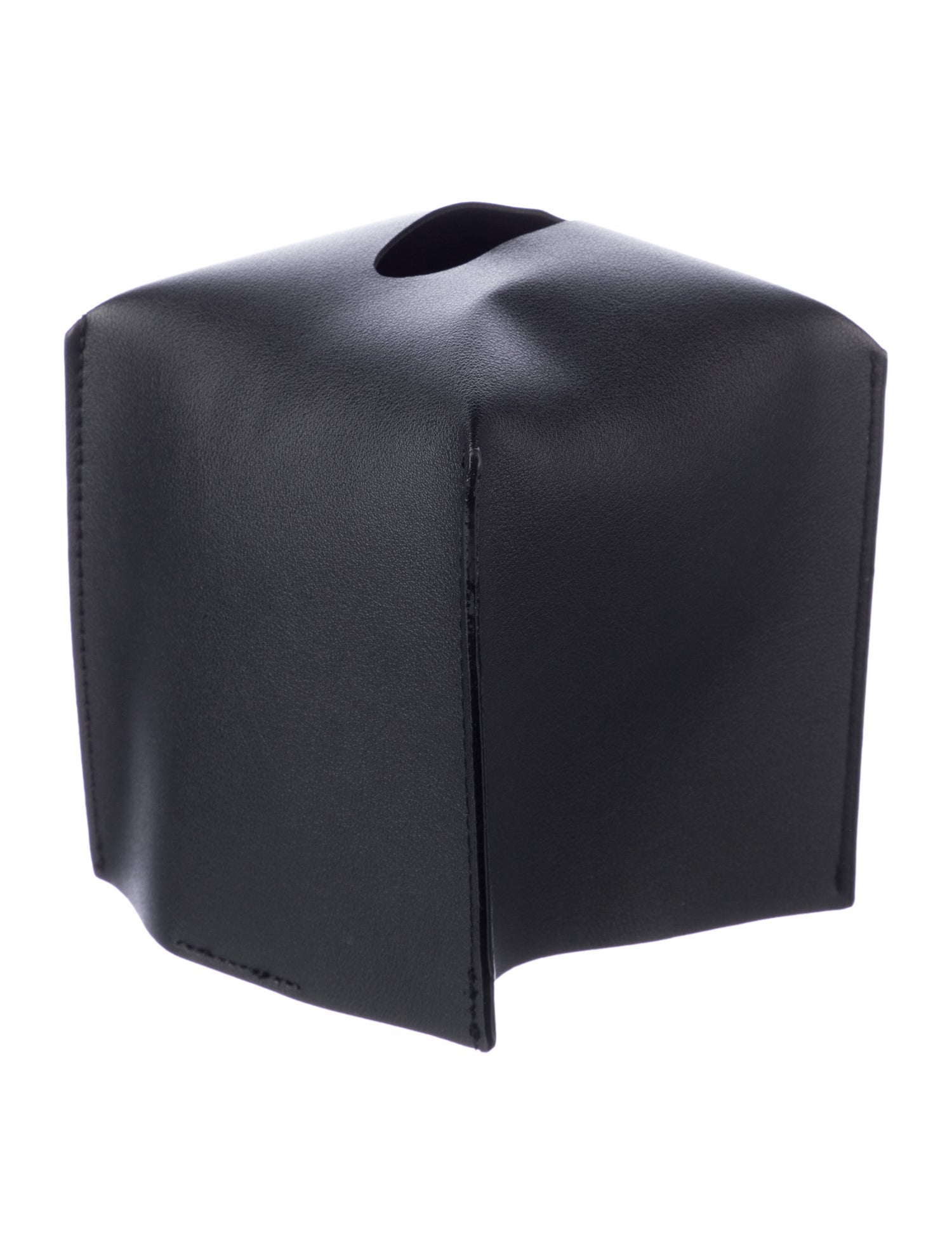Nicole Sassaman Leather Tissue Box Cover