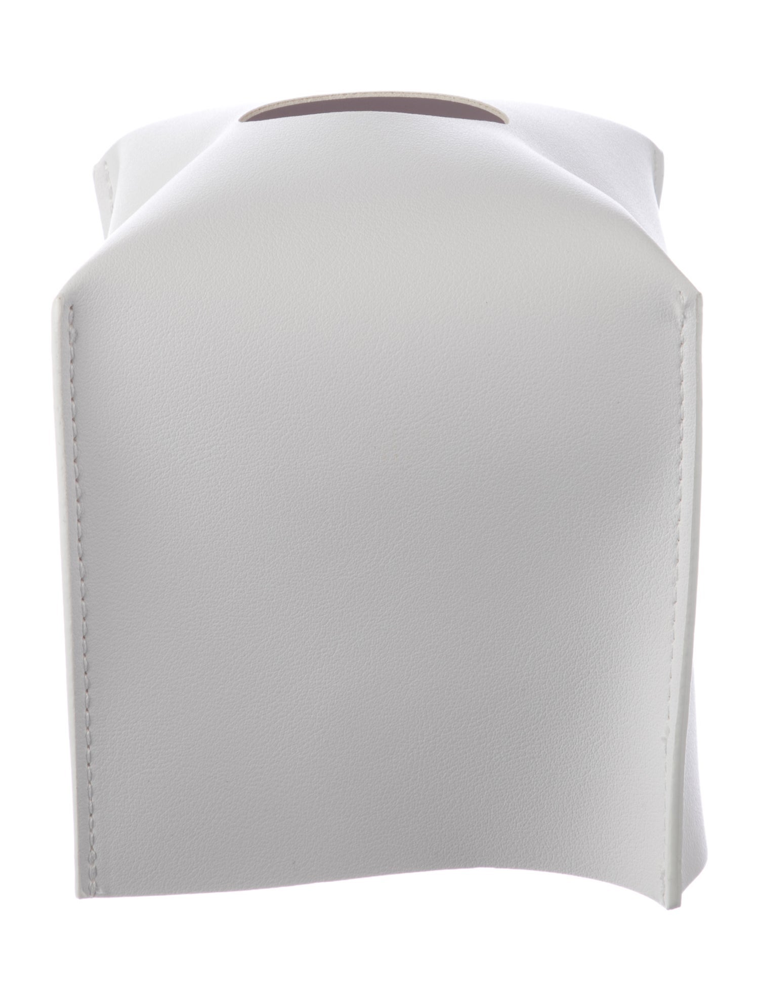 Nicole Sassaman Leather Tissue Box Cover