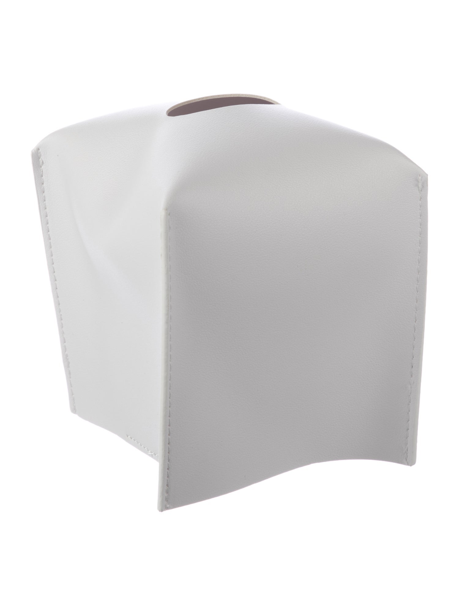 Nicole Sassaman Leather Tissue Box Cover