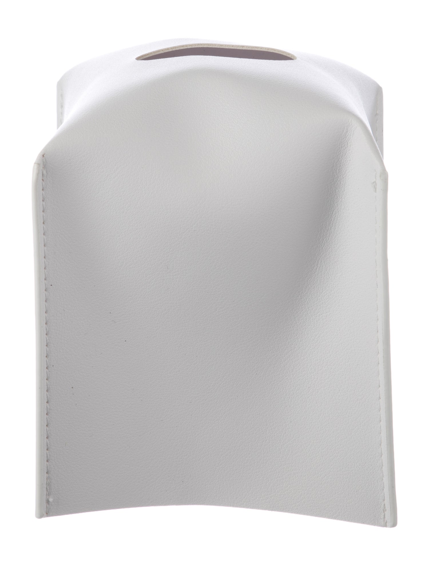 Nicole Sassaman Leather Tissue Box Cover