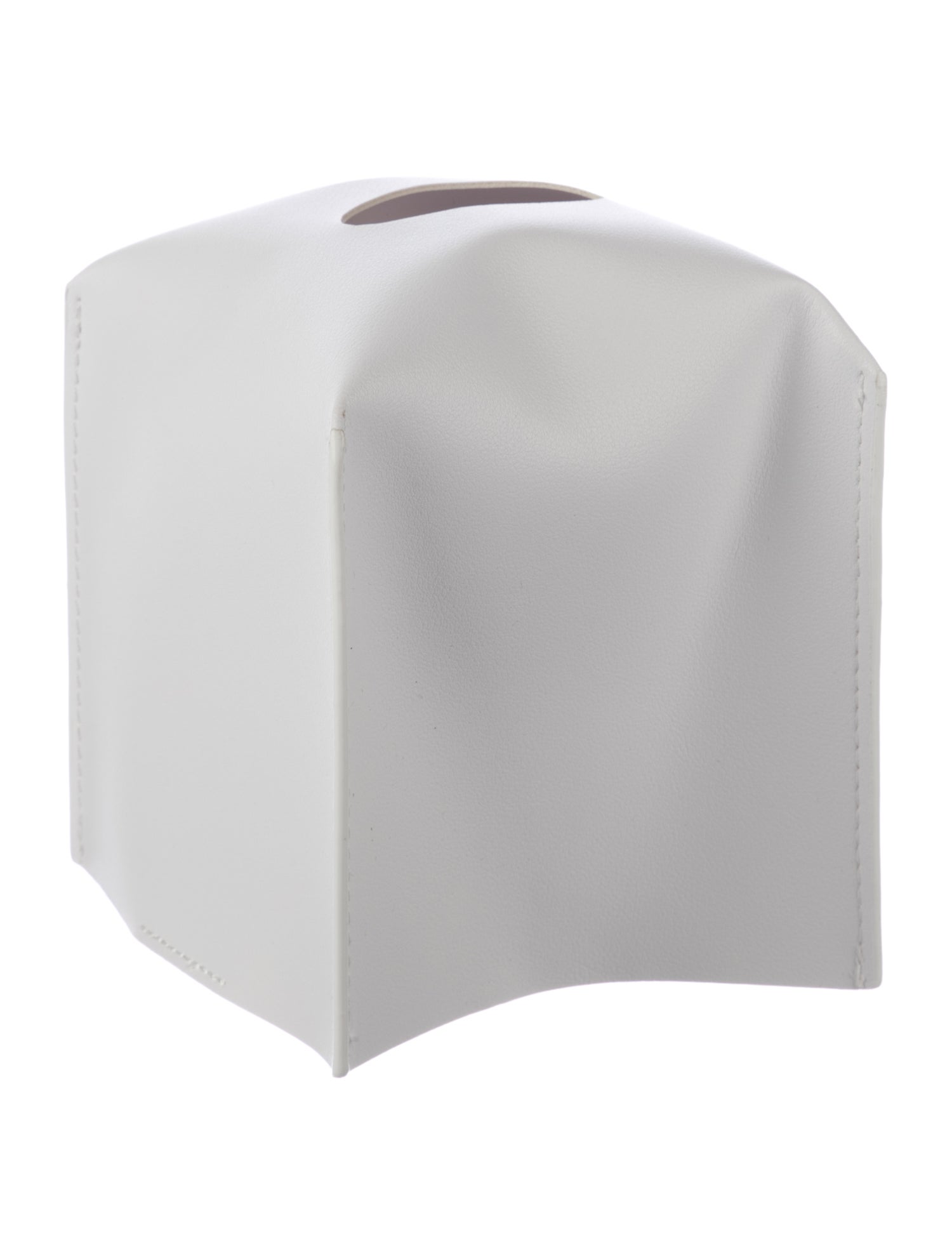 Nicole Sassaman Leather Tissue Box Cover