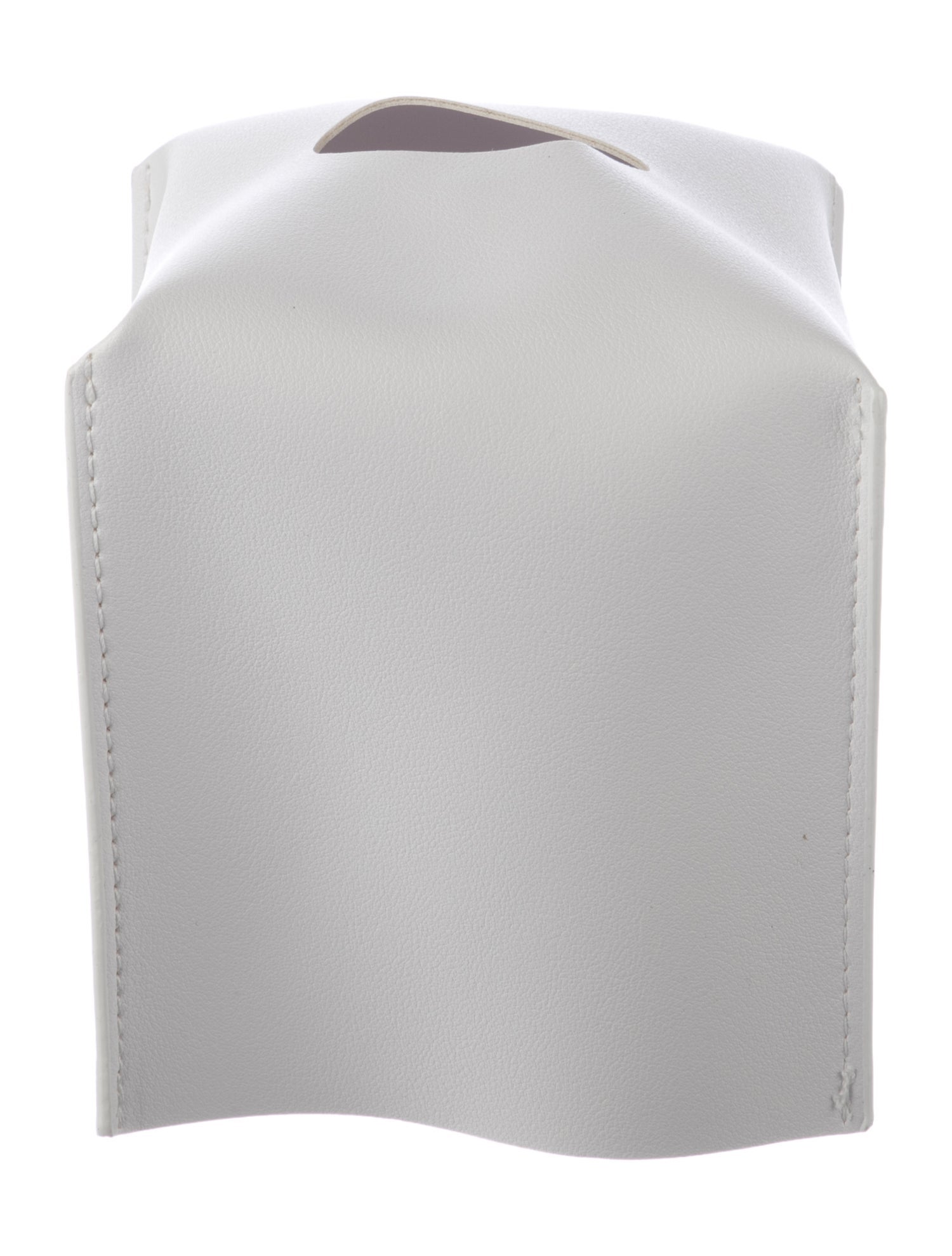 Nicole Sassaman Leather Tissue Box Cover