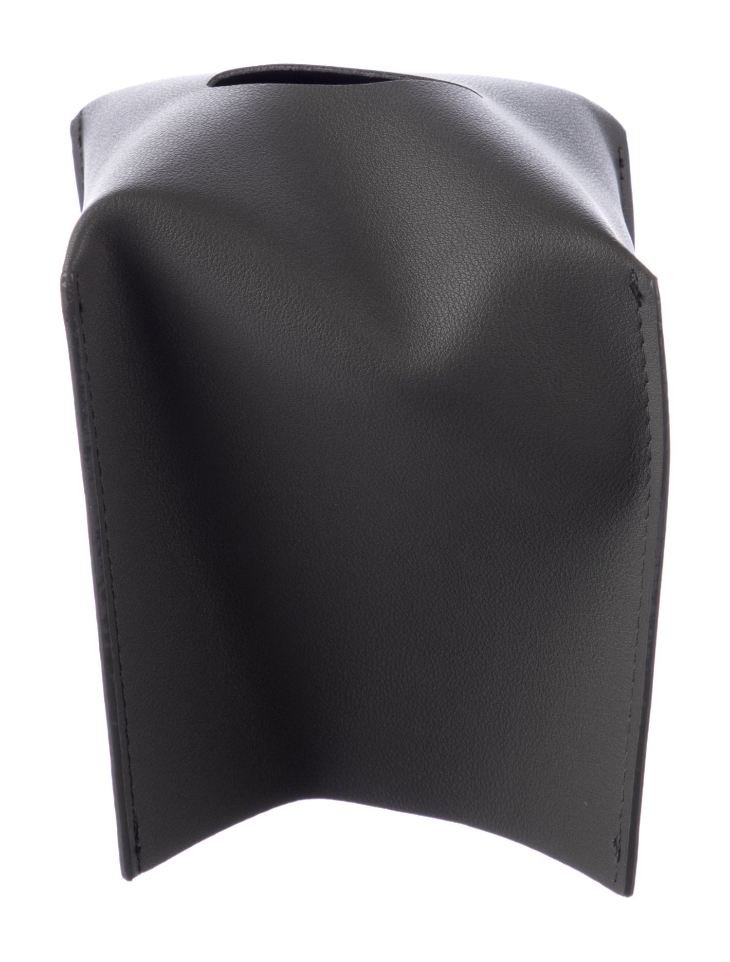 Nicole Sassaman Leather Tissue Box Cover