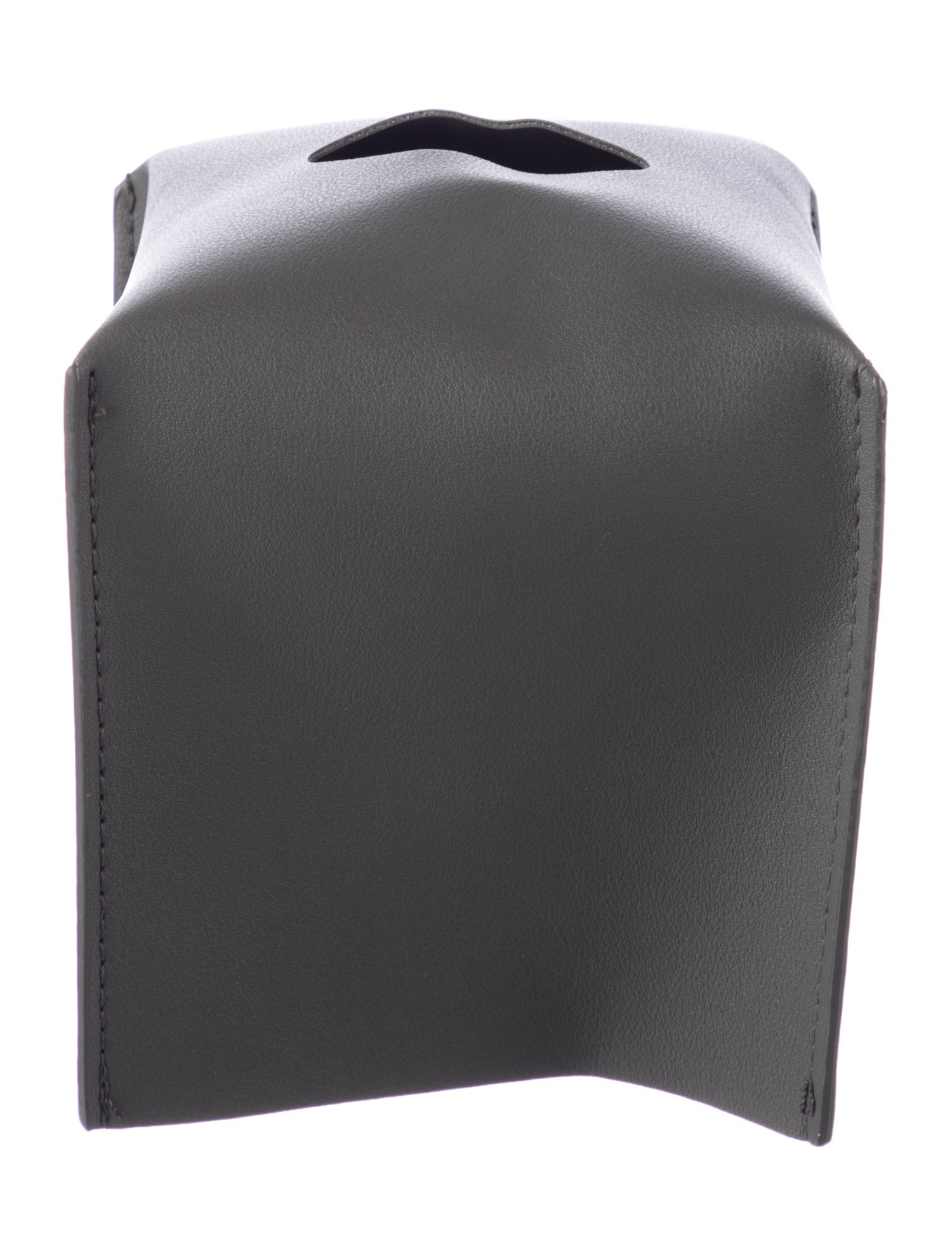 Nicole Sassaman Leather Tissue Box Cover