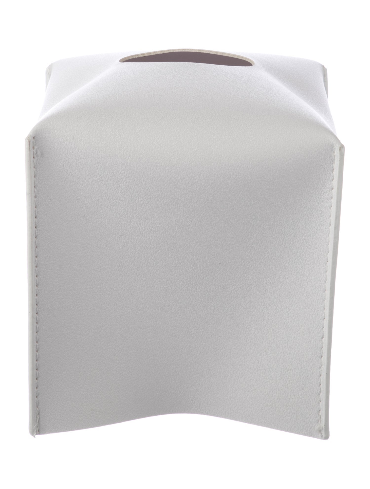 Nicole Sassaman Leather Tissue Box Cover