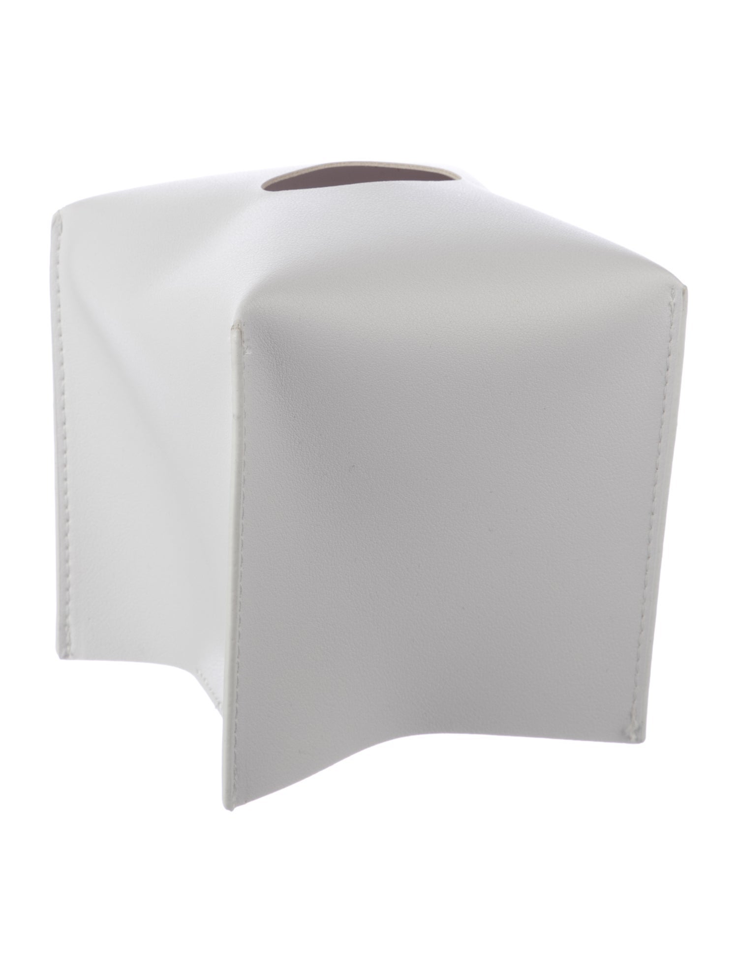 Nicole Sassaman Leather Tissue Box Cover