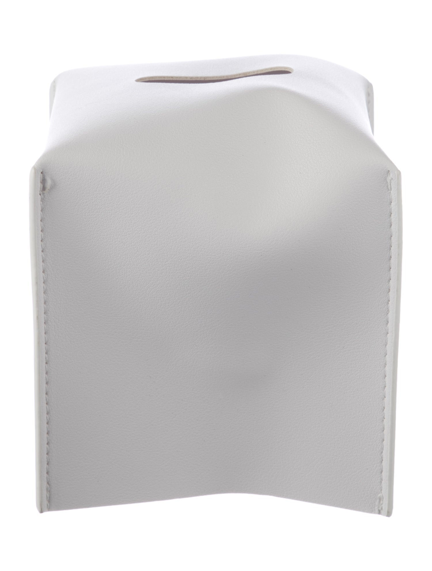 Nicole Sassaman Leather Tissue Box Cover