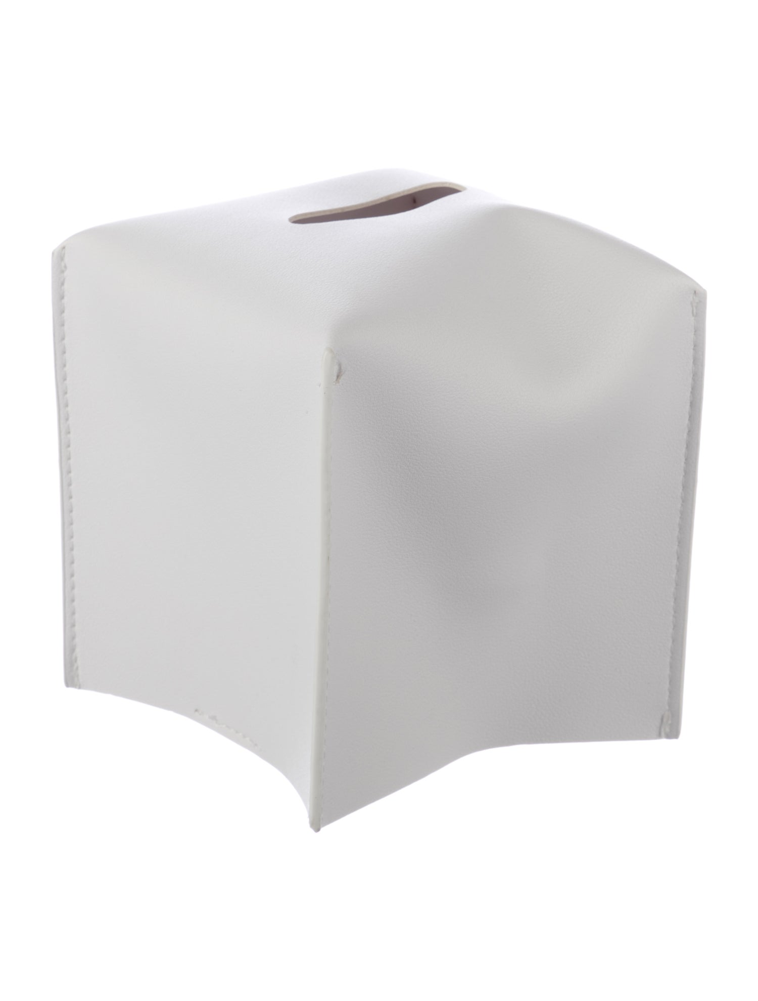 Nicole Sassaman Leather Tissue Box Cover