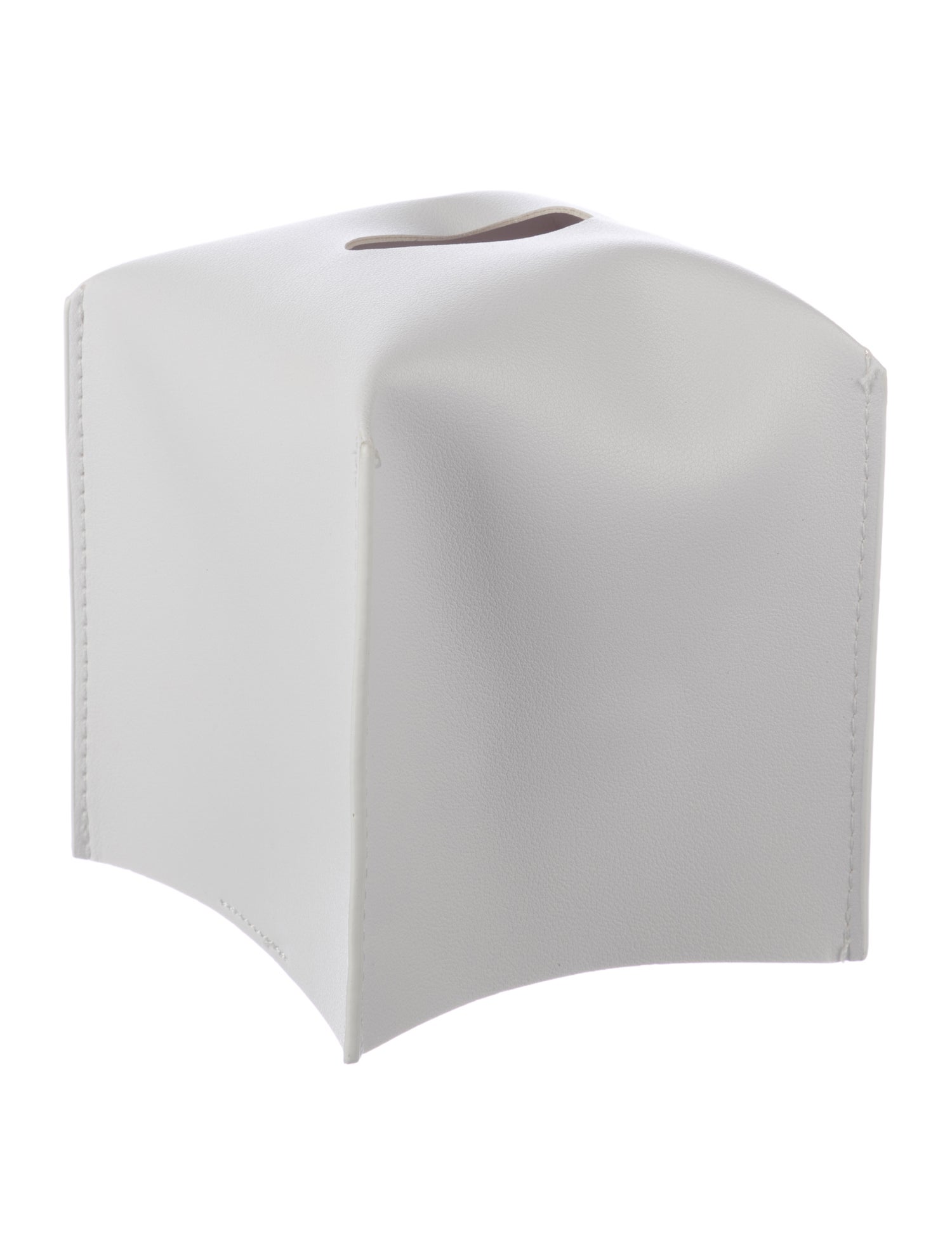 Nicole Sassaman Leather Tissue Box Cover