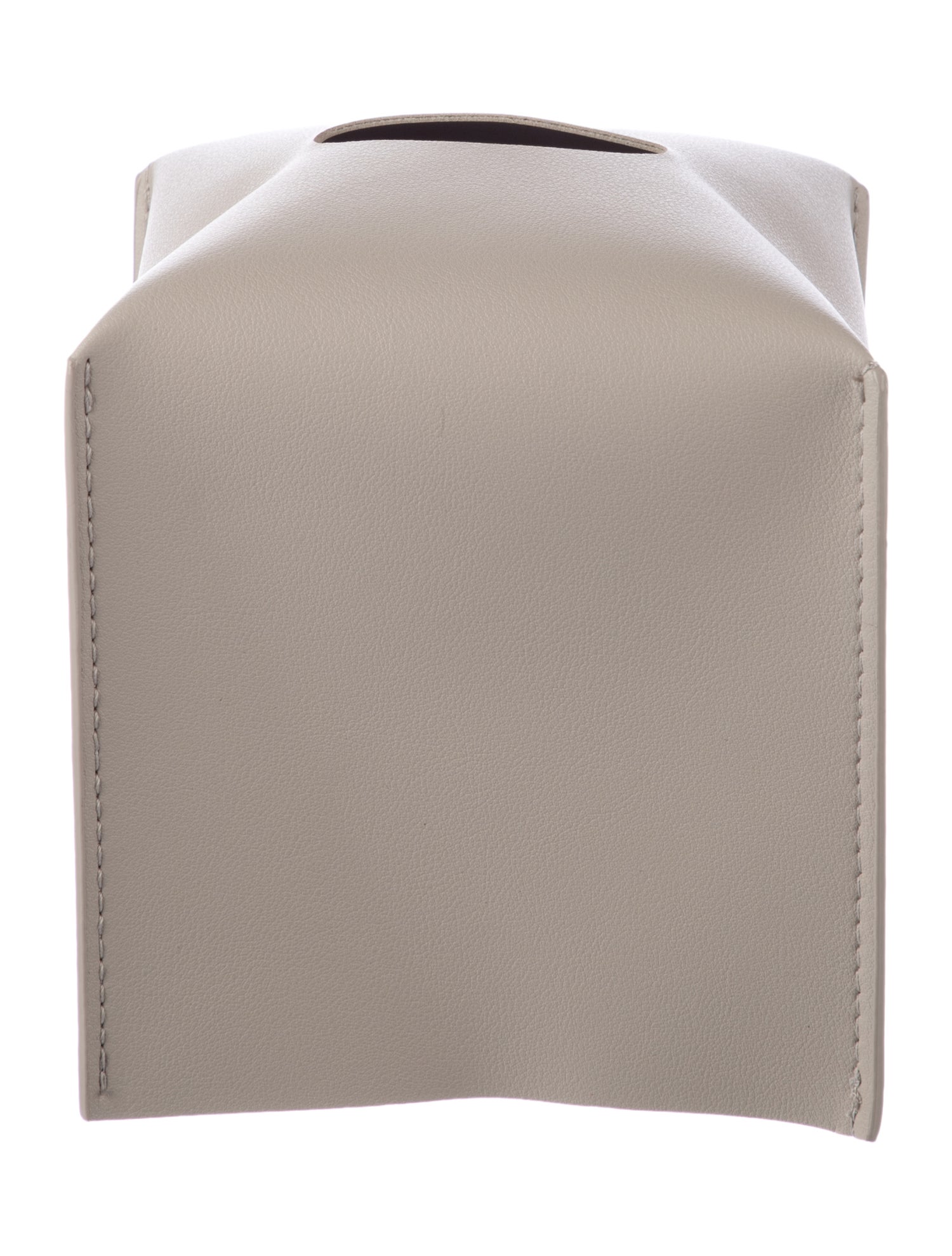 Nicole Sassaman Leather Tissue Box Cover