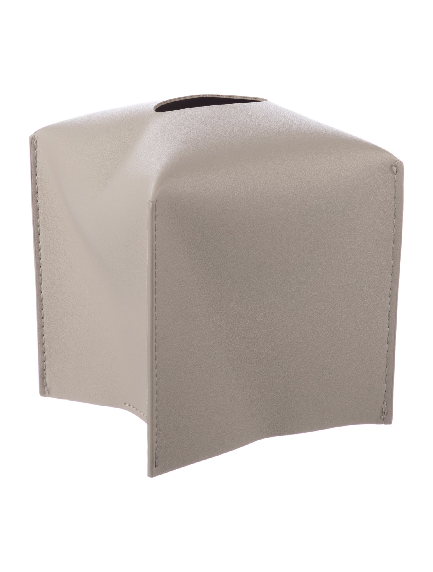 Nicole Sassaman Leather Tissue Box Cover