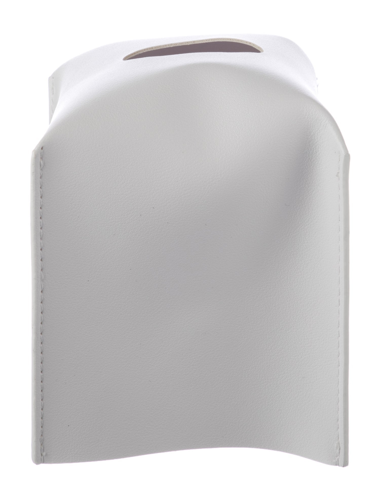 Nicole Sassaman Leather Tissue Box Cover