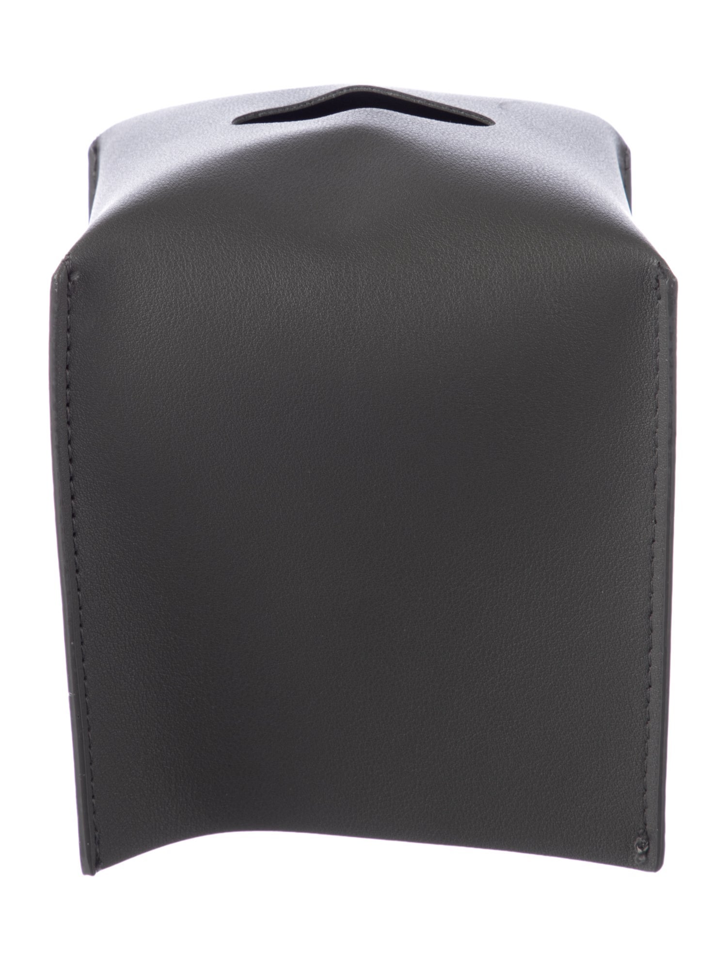 Nicole Sassaman Leather Tissue Box Cover