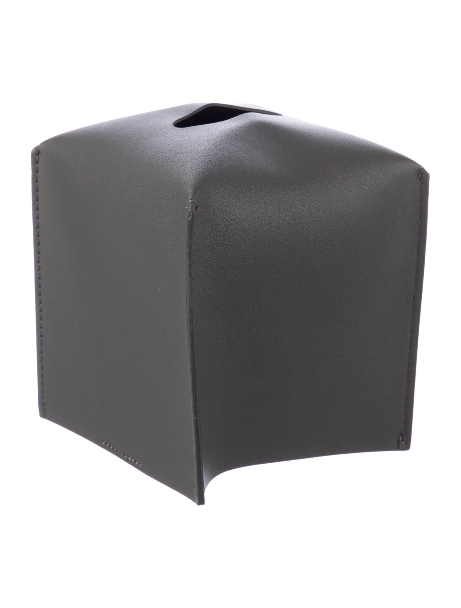 Nicole Sassaman Leather Tissue Box Cover