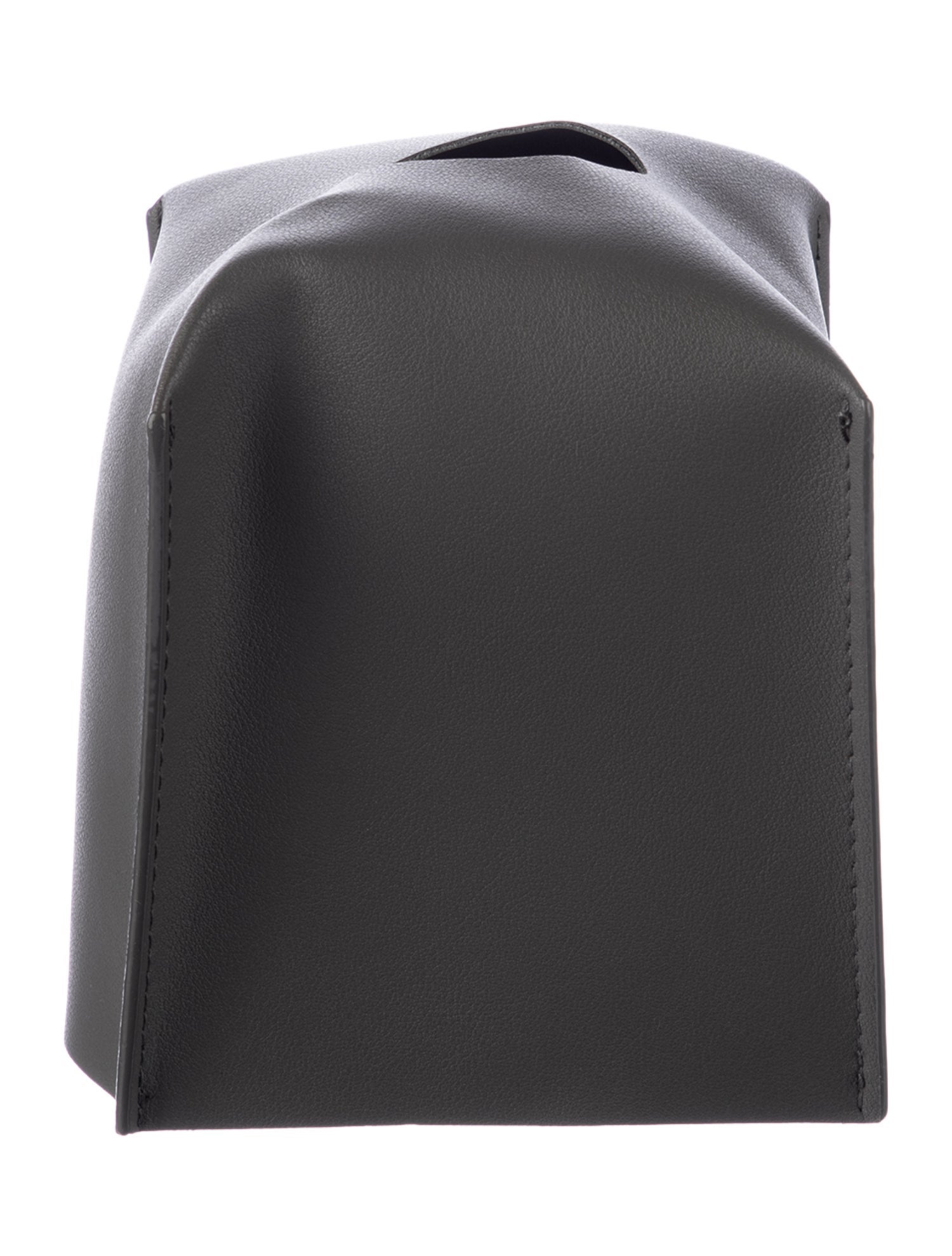 Nicole Sassaman Leather Tissue Box Cover