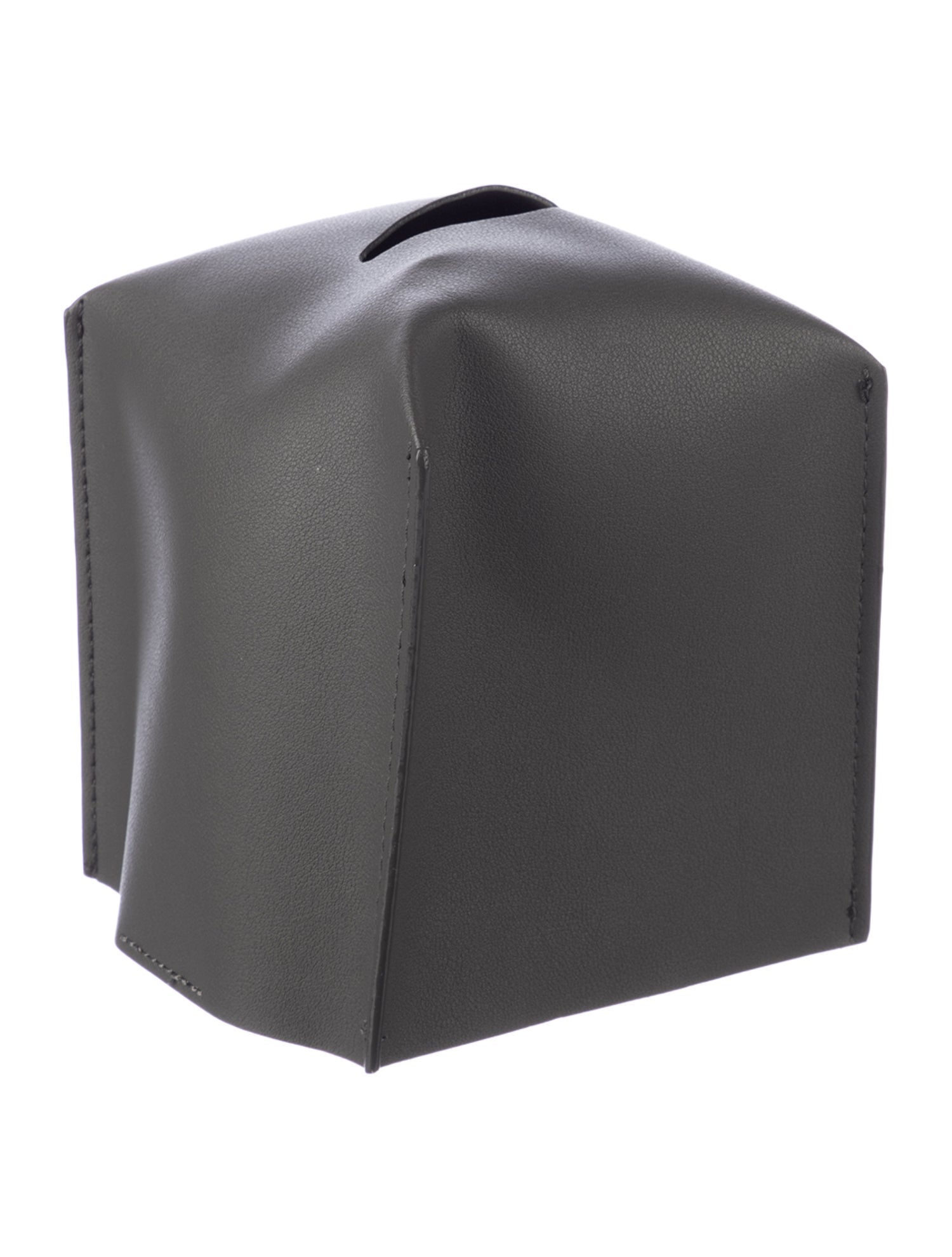 Nicole Sassaman Leather Tissue Box Cover